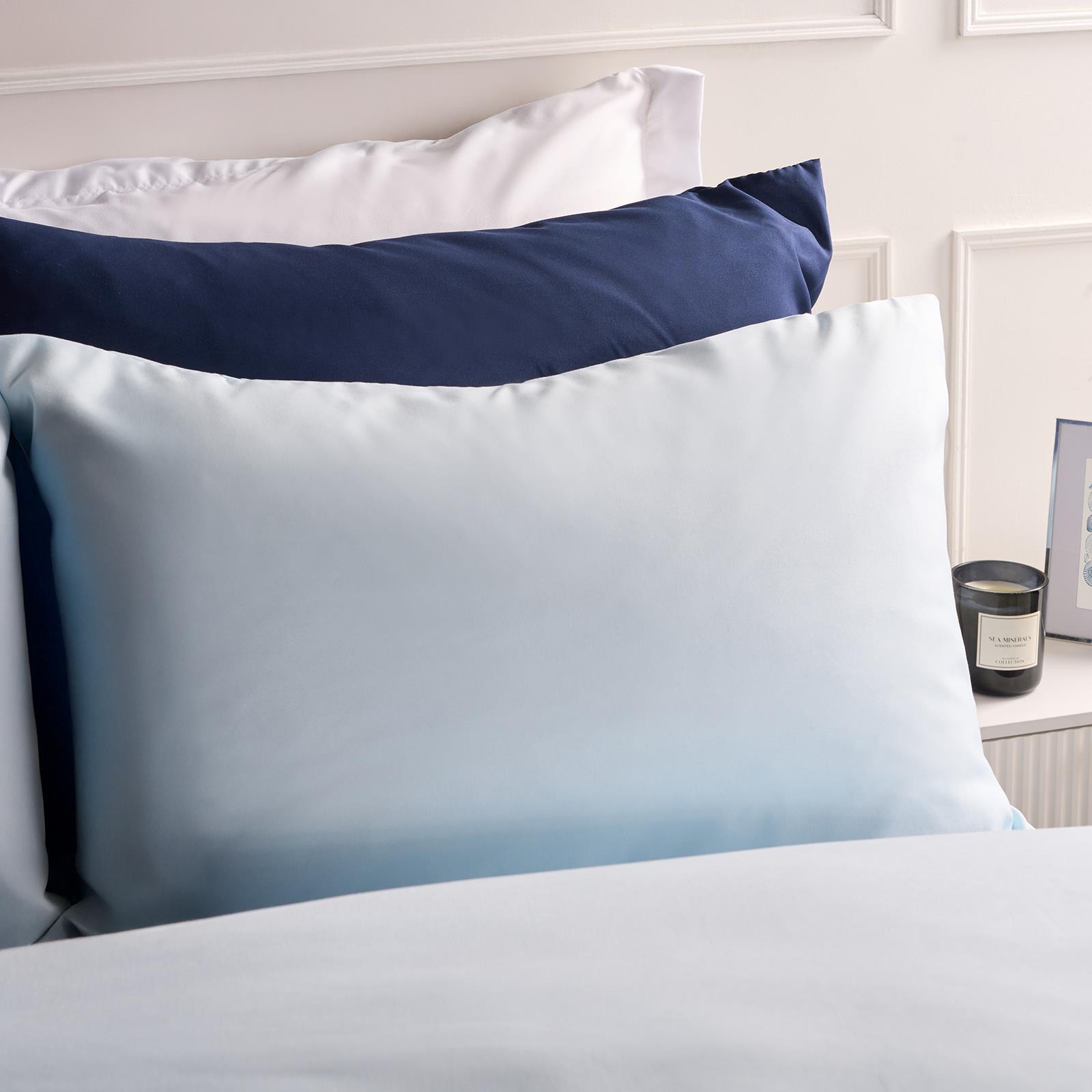 OHS Microfibre Housewife Pillowcases Set 2 Pack Wrinkle Resistant Pillow Covers