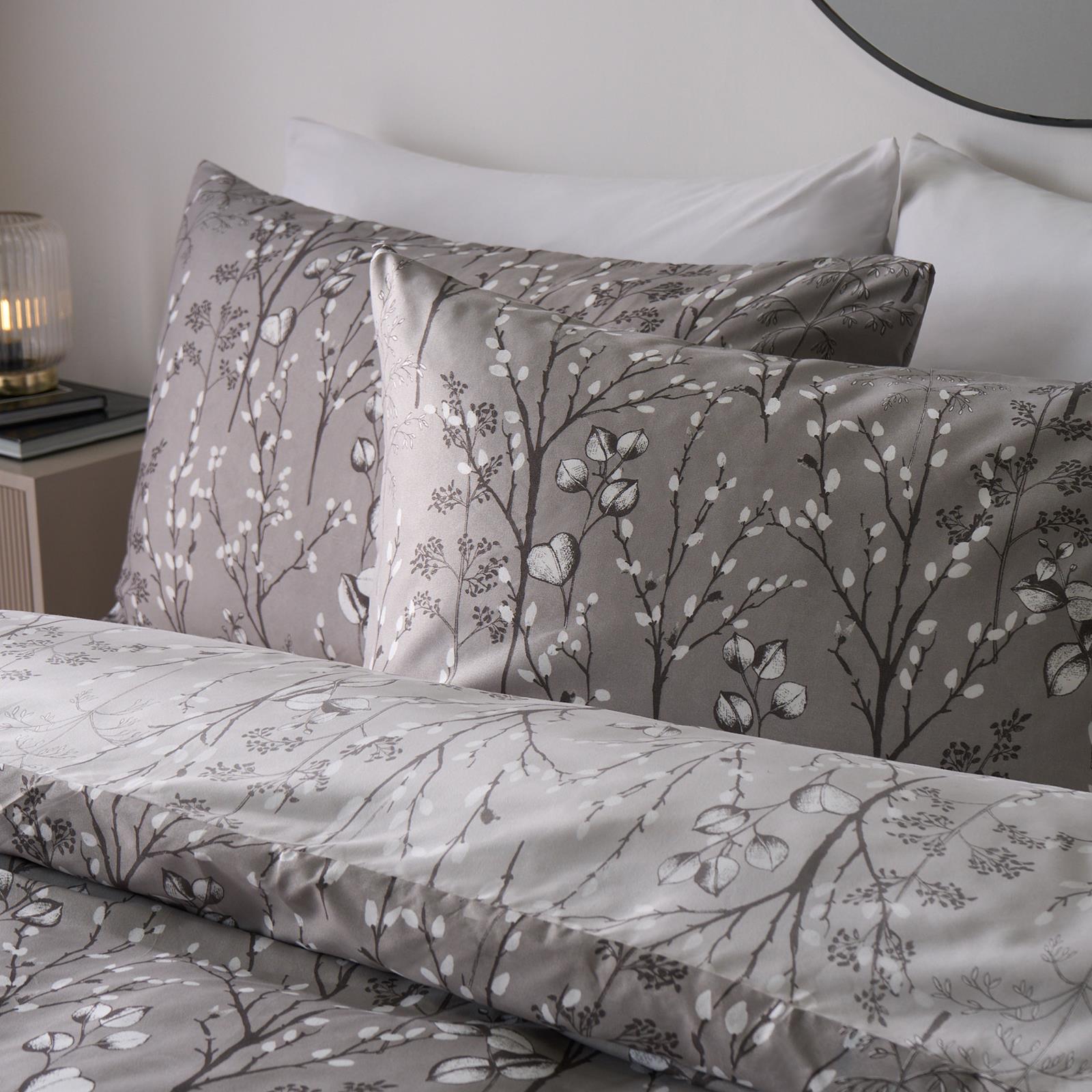 OHS Willow Branch Bedding Set Microfibre Duvet Cover with Pillowcase