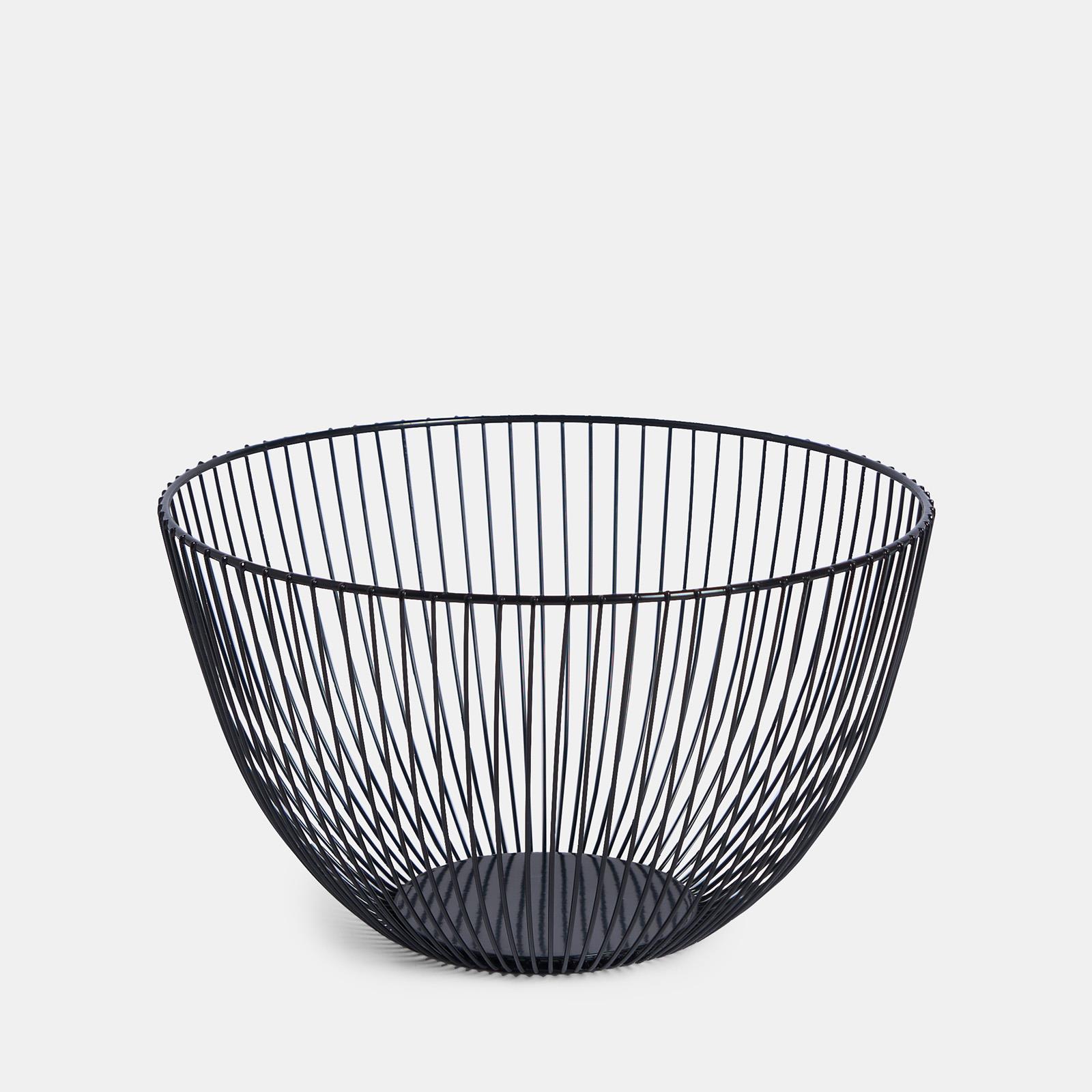 OHS Wire Fruit Basket Vegetables Storage Round Rack Container Kitchen Organiser