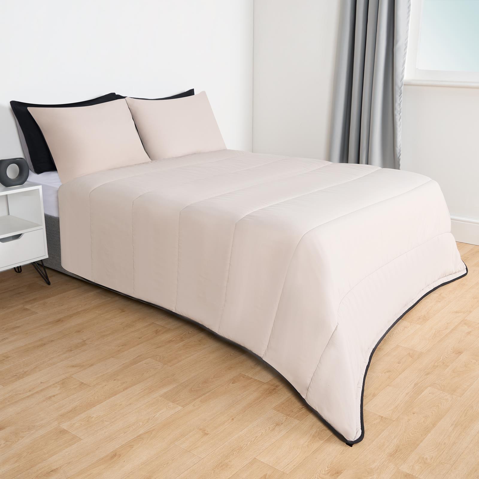 OHS Coverless 10.5 TOG Soft Duvet Pillowcase Quilted Bedding Set Single Double - Picture 11 of 107