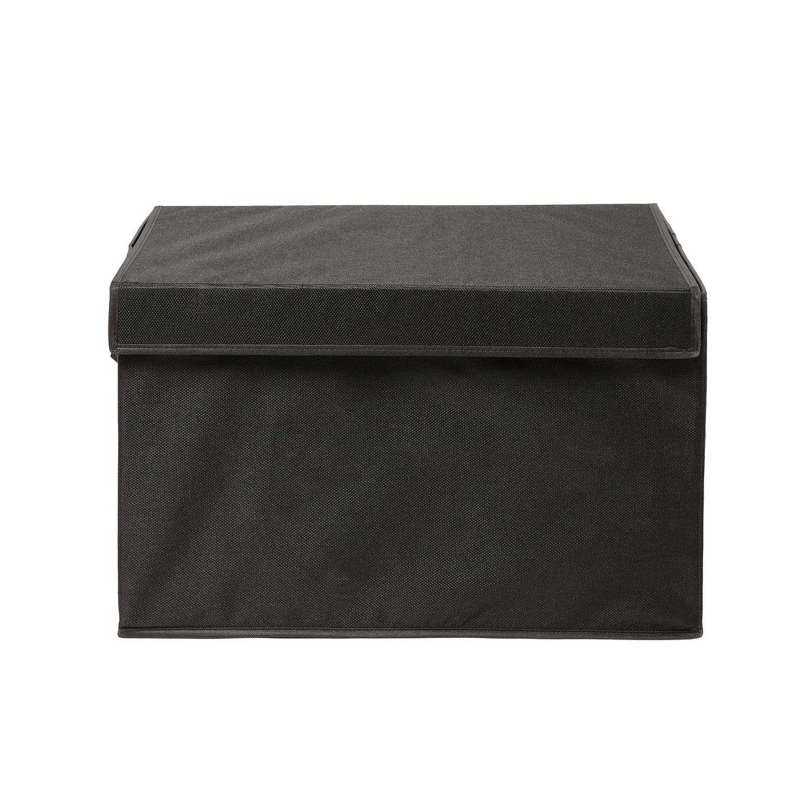OHS Plain Storage Box Large Folding Collaspsible Space Saving Organiser with Lid