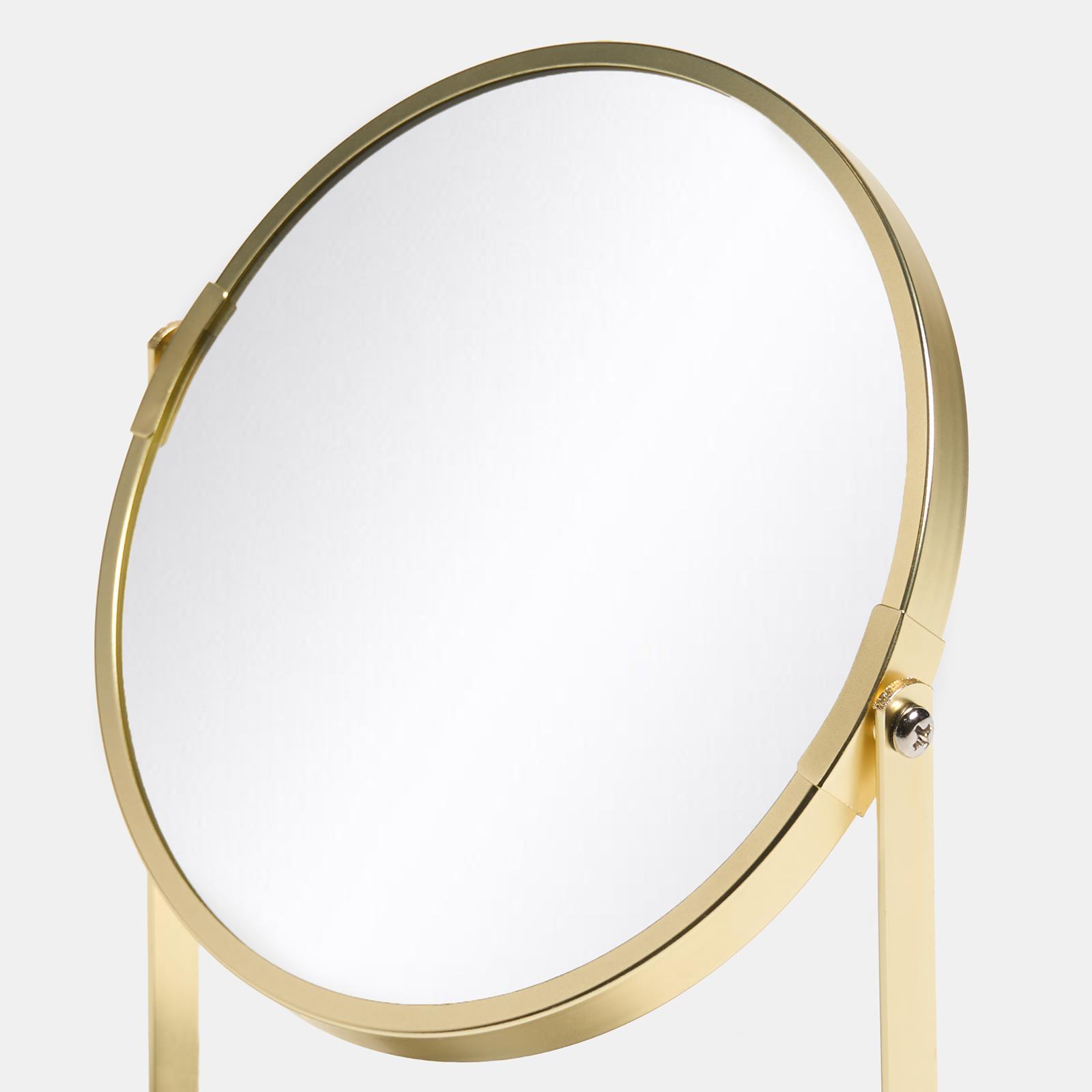 OHS Bow Swing Mirror Countertop Free Standing Pedestal Vanity Mirrors