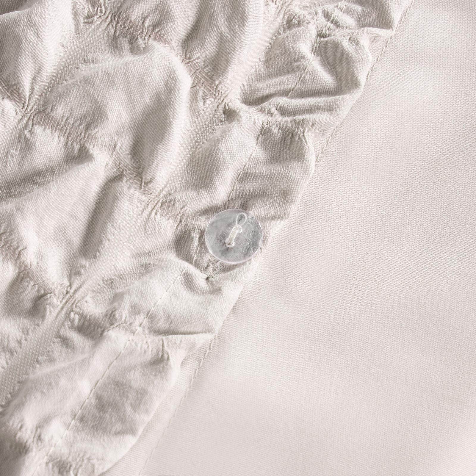 Luxury Seersucker Duvet Cover Set Geo Pillowcase Quilt Bedding Double King Size - Picture 19 of 36
