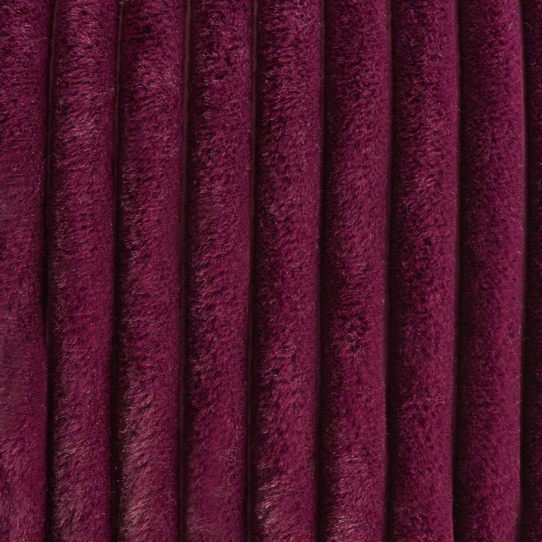 OHS Faux Fur Ribbed Fleece Throw Over Bed Blanket Warm Supersoft