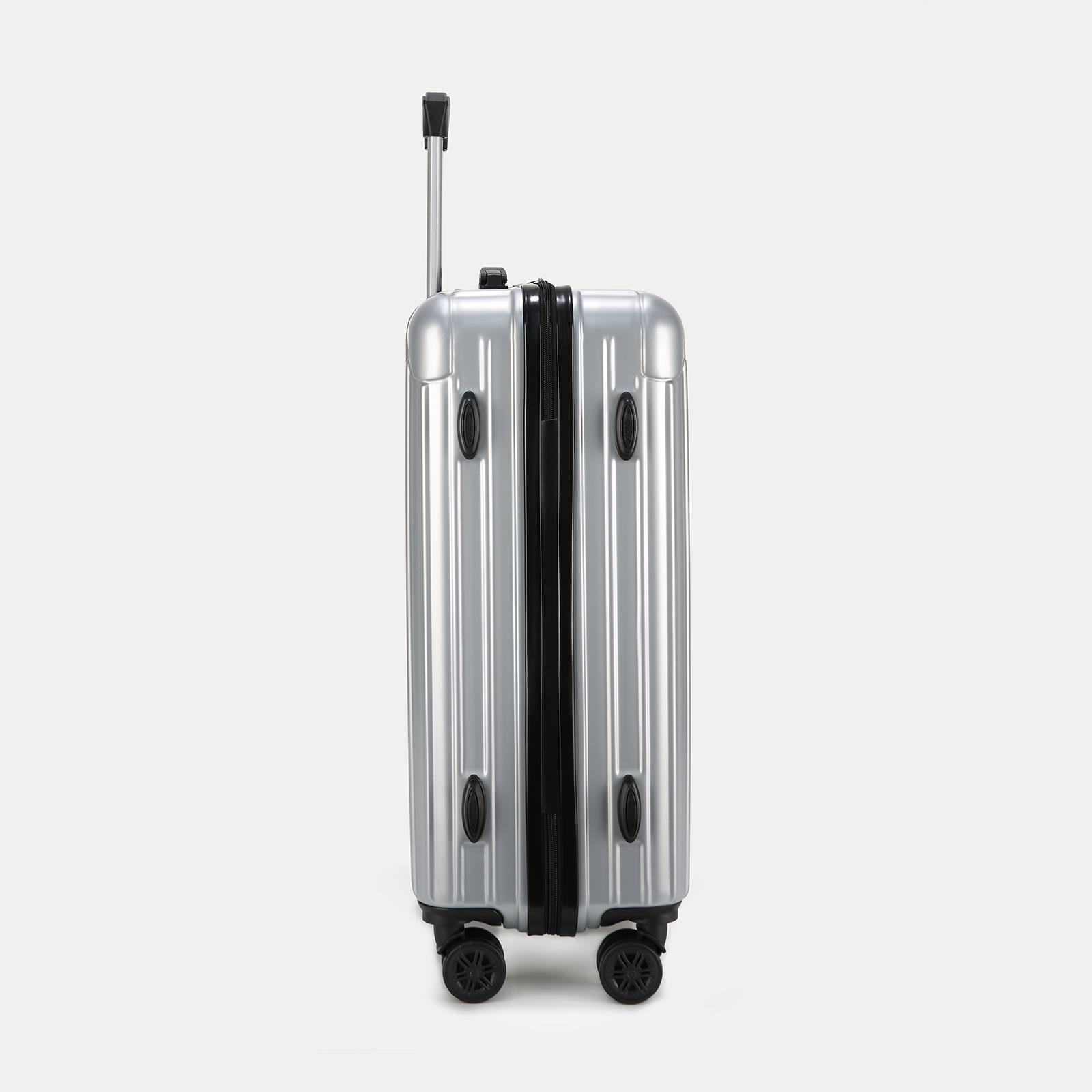 OHS Hard Shell Suitcase Luggage Set Travel ABS 4 Wheels Trolley Cabin Carry-On