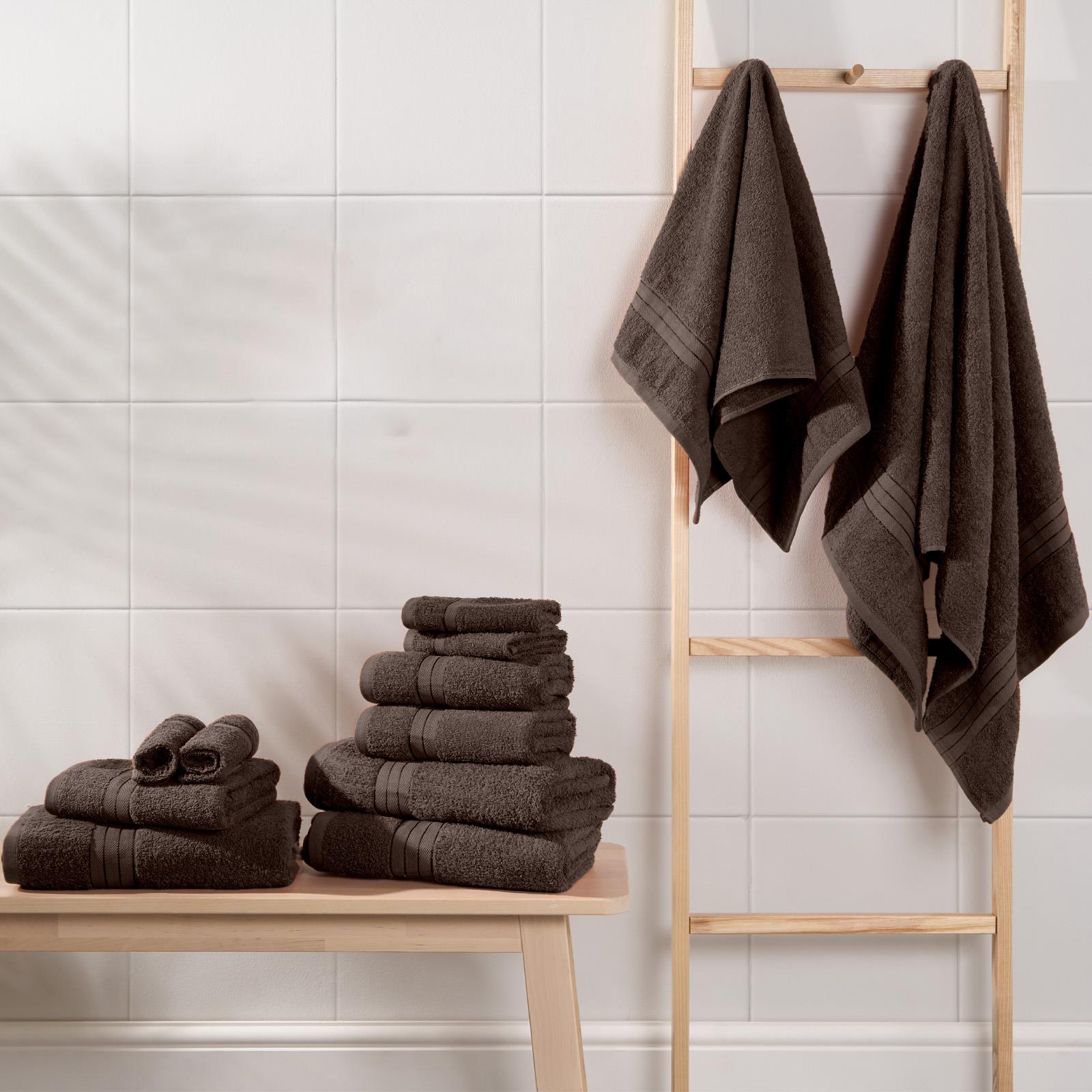 Dreamscene Luxury 100% Cotton Towels Bale Set Large Soft Bath Hand 12 PC 500 GSM