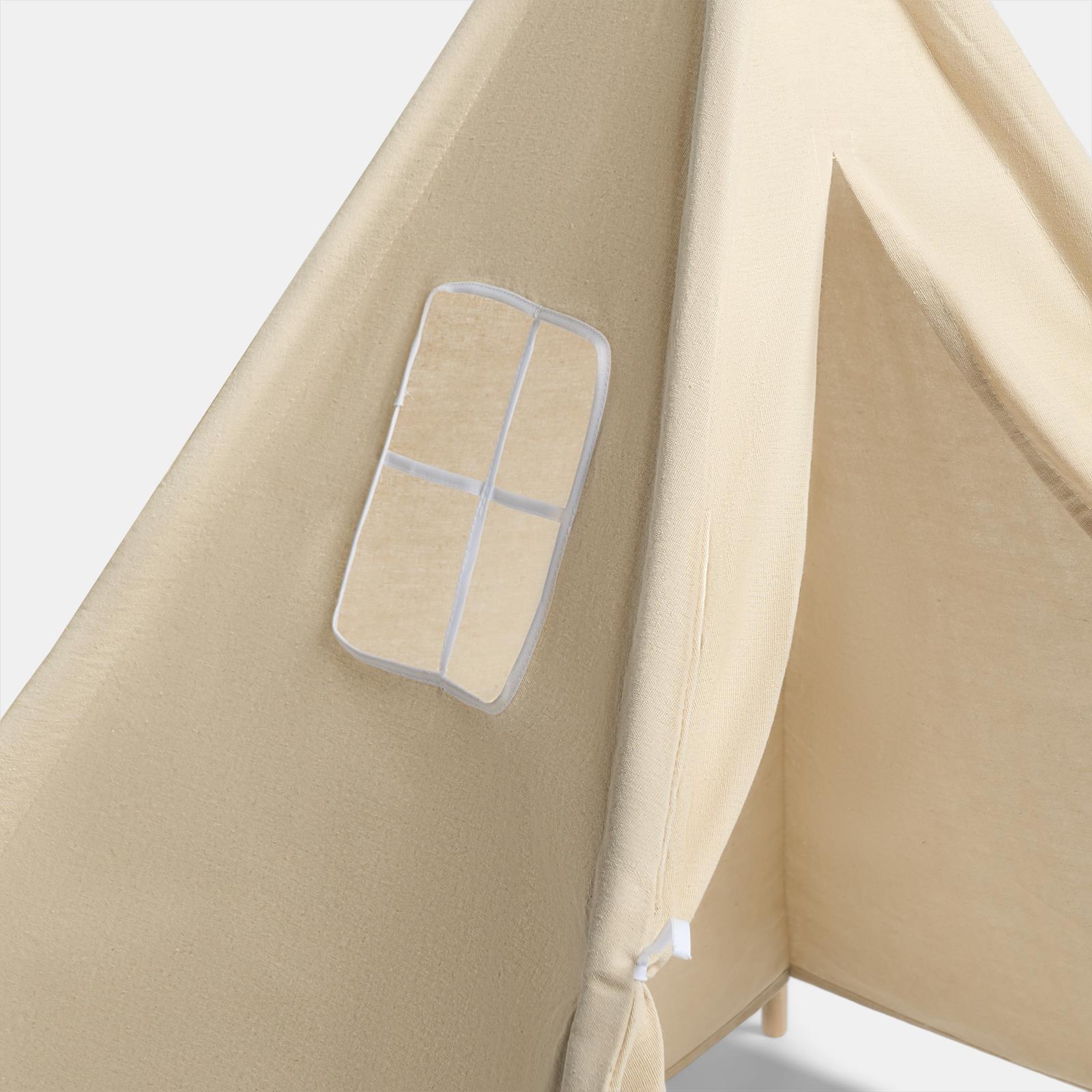 OHS Teepee Play Tent Kids Foldable Indoor Childrens Storage Wigwam House