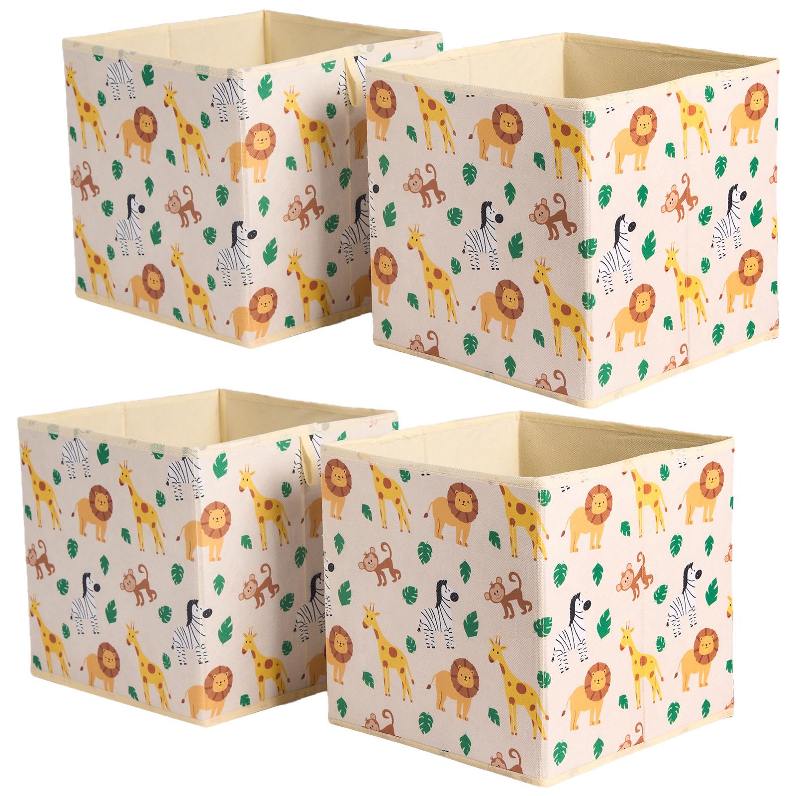 Safari Storage Boxes Multi Pack 2,4 Folding Space Saving Cube Clothes Shoes Tidy