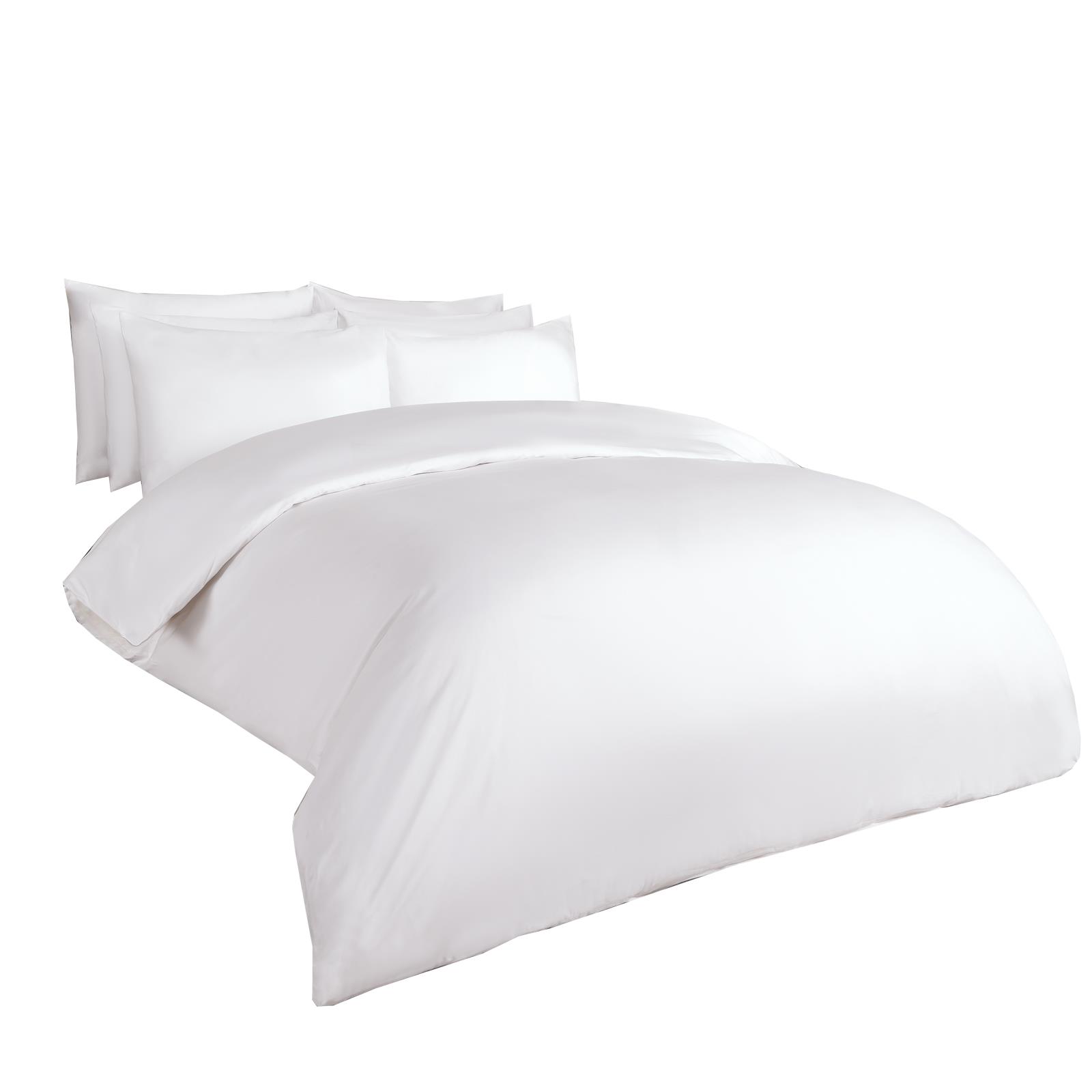 100% Cotton Duvet Cover 220 Thread Count Bedding Set Luxury Quilt Single Double