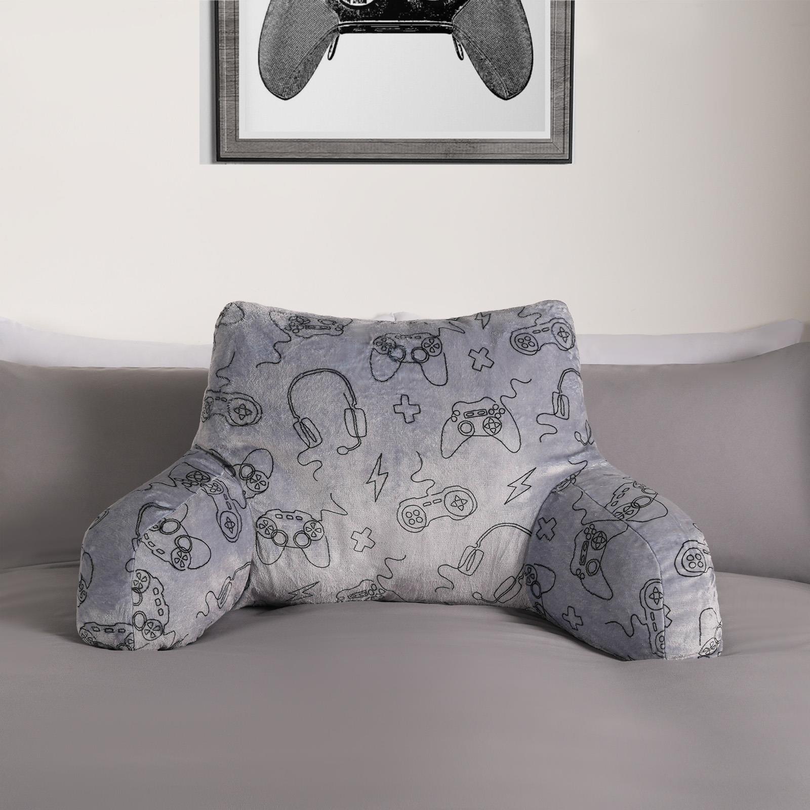 Gaming Reading Cushion Filled Plump Padded Warm Bed Chair Soft Support Pillow