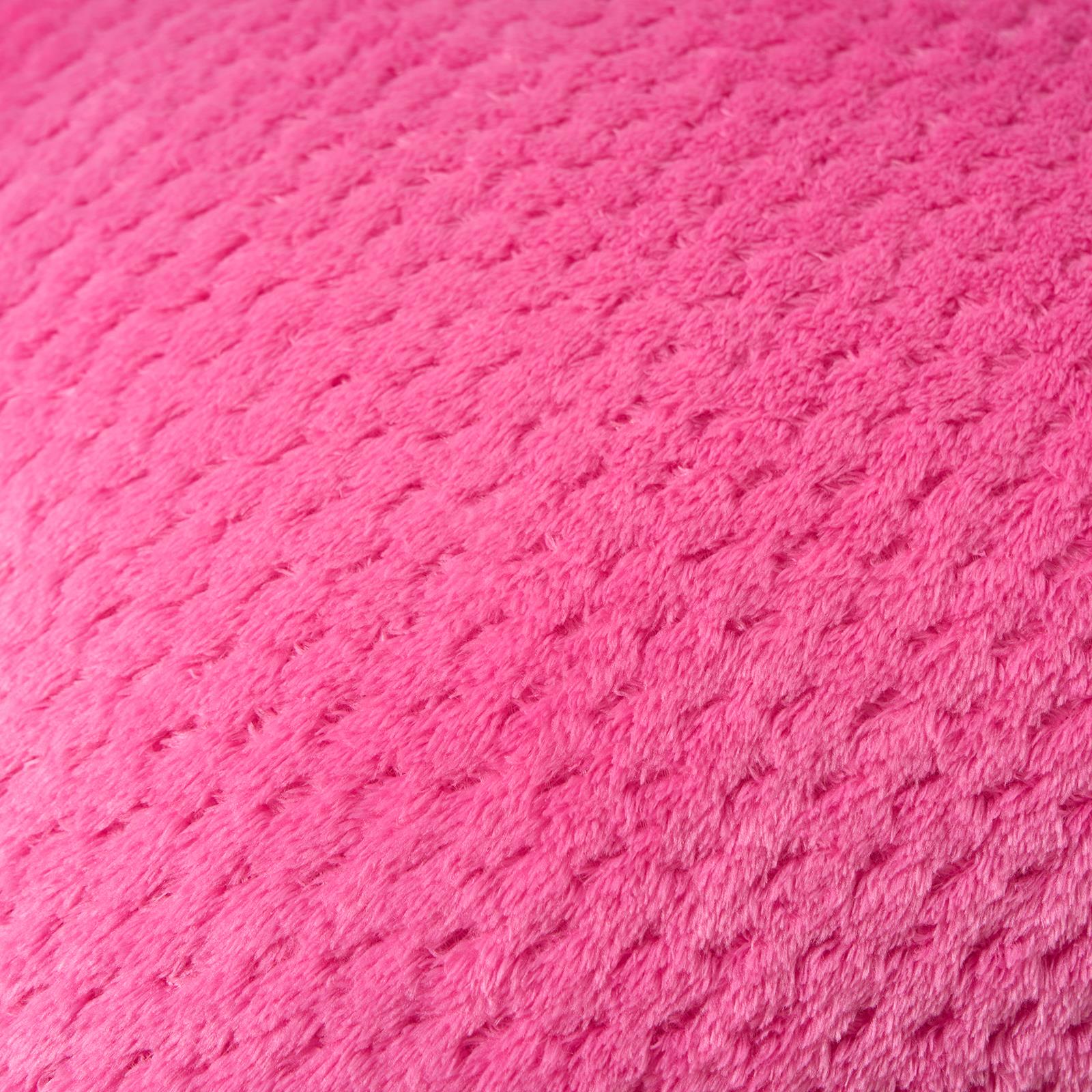 OHS Waffle Fleece Cushion Covers 2/4 Pack Soft Filler Decor