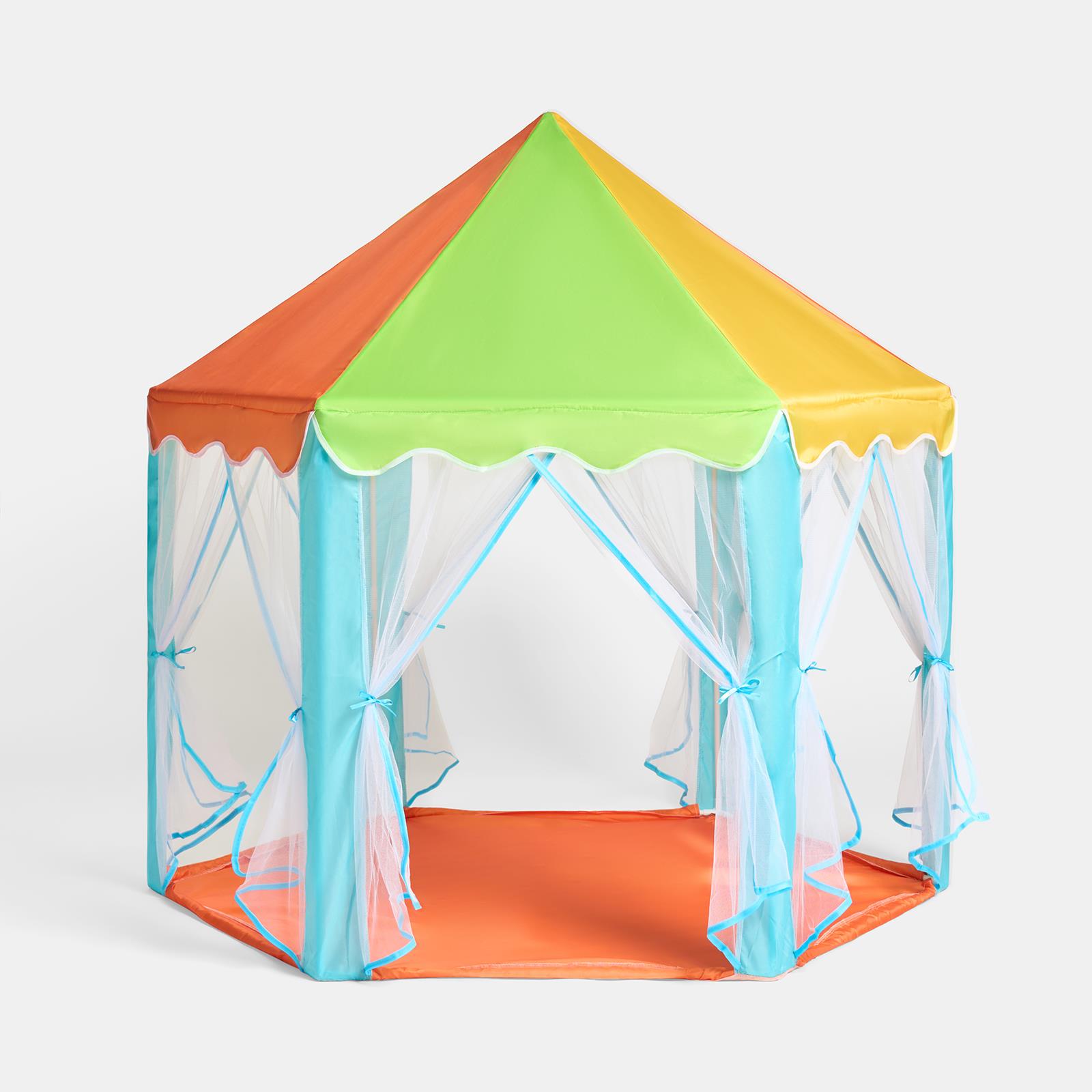 OHS Kids Garden Gazebo with Curtains Outdoor Patio Playhouse Tent Canopy