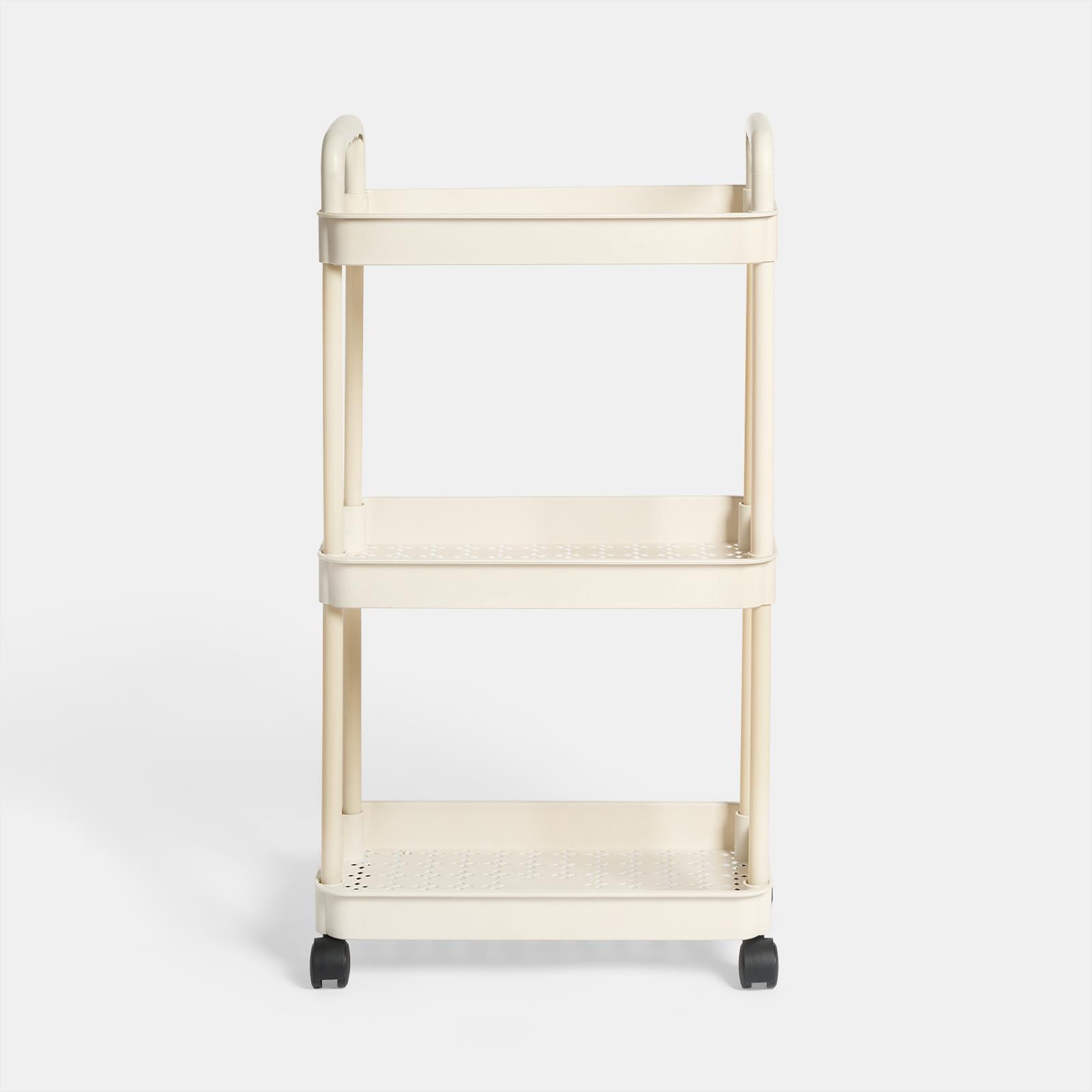 OHS Trolley Cart 3 Tier Roll Bathroom Storage Portable Kitchen Home Organiser