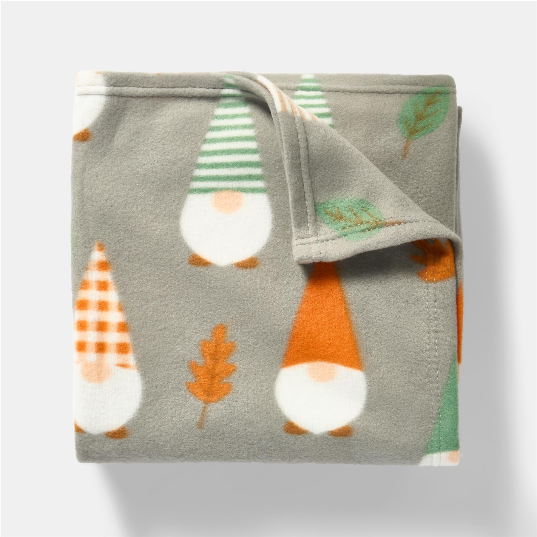 OHS Autumnal Halloween Throw Soft Polar Fleece Novelty Blanket Thermal Bedspread