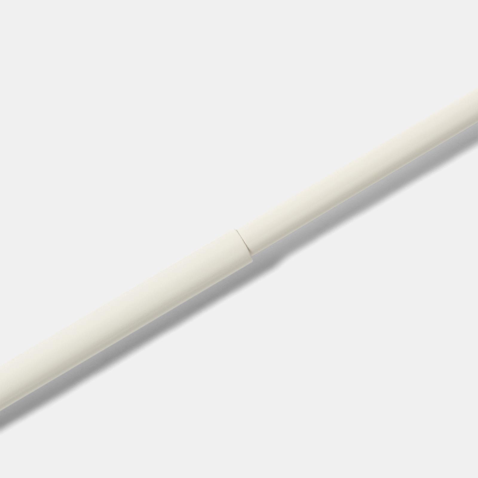 OHS Bow Curtain Pole Extendable 70-220cm Metal 16mm Finnials Decor