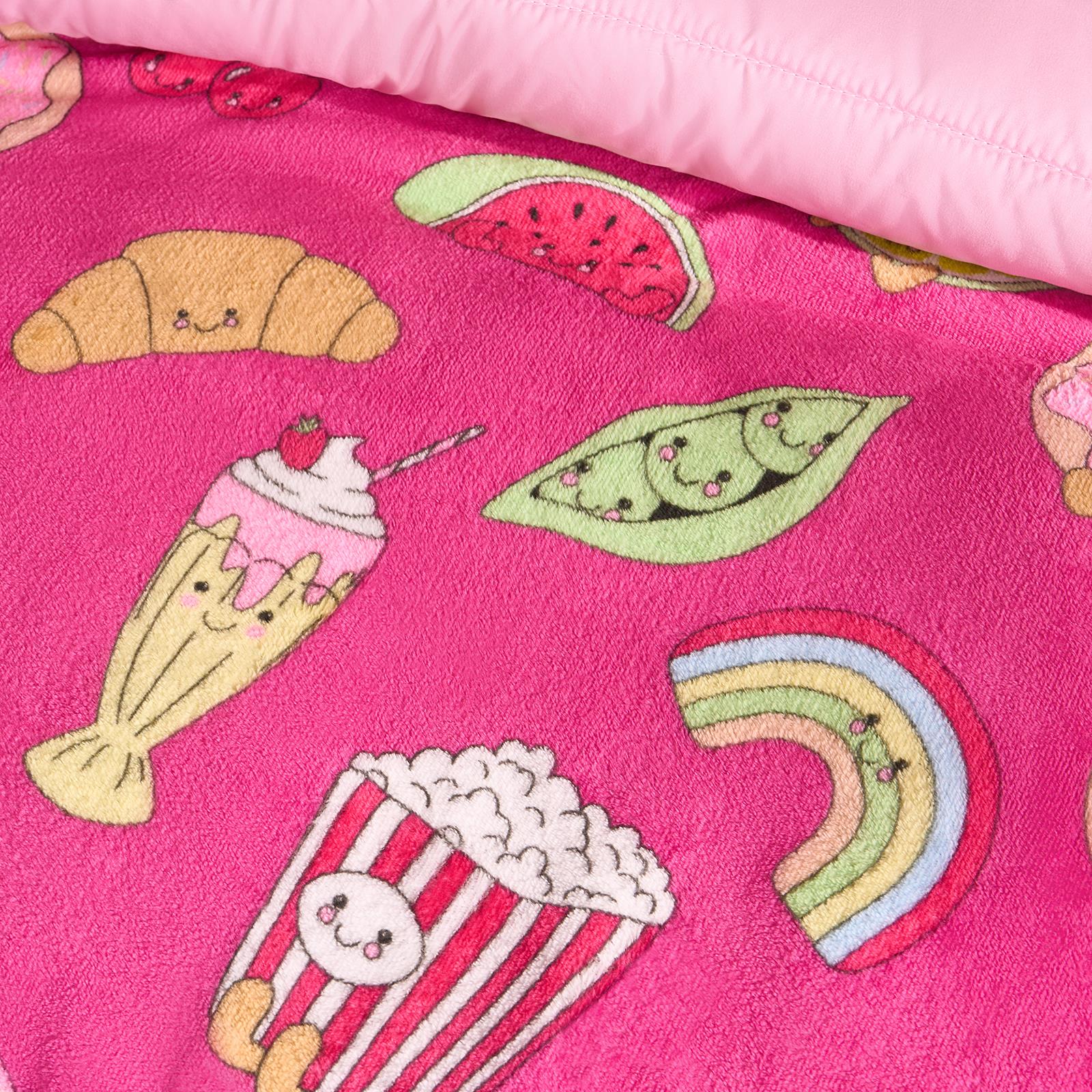 OHS Sweetie Pies Throw Ultra Soft Blanket Flannel Fleece Lightweight Bedspread