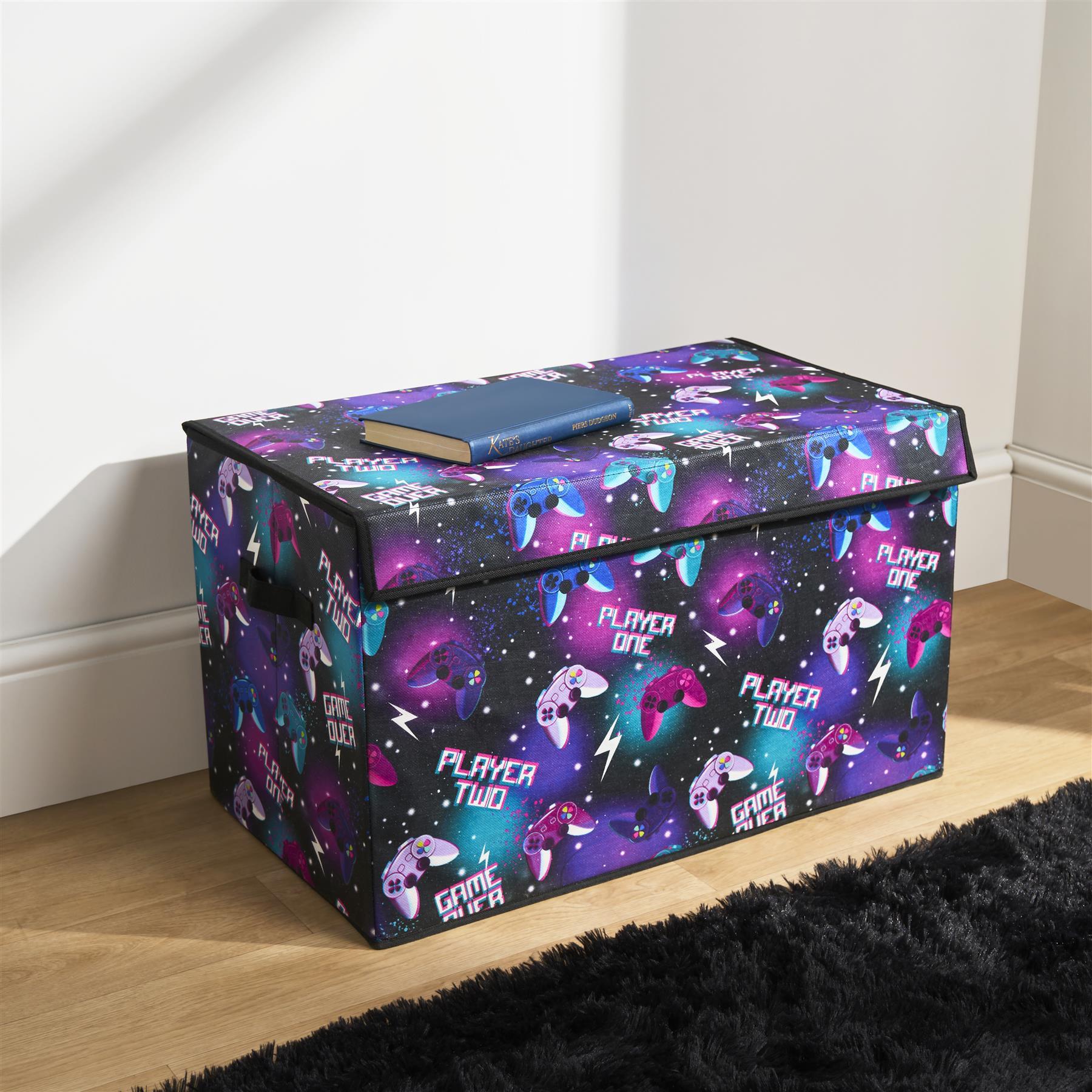 OHS Print Storage Box Large Folding Collaspsible Space Saving Organiser with Lid