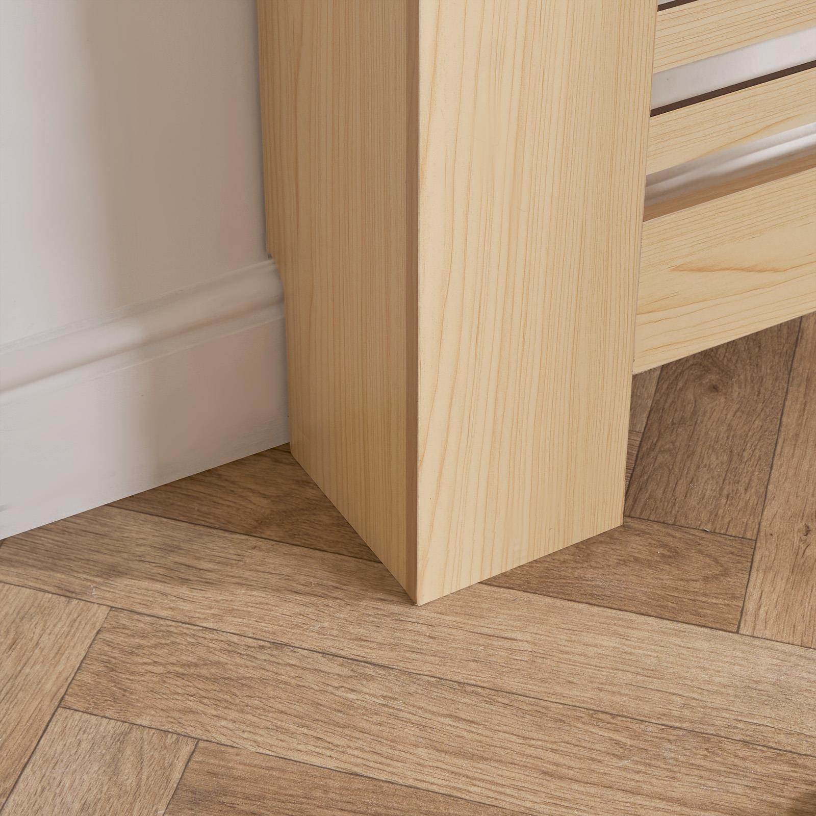 Wooden Radiator Cover Side Board S M L Cabinet Shelf Modern Hallway Furniture - Picture 16 of 55