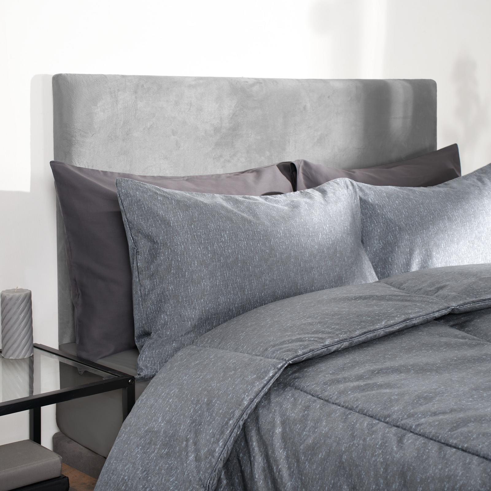 OHS Coverless Duvet & Pillowcase 10.5 Tog Bedding Set Easy Care Reversible