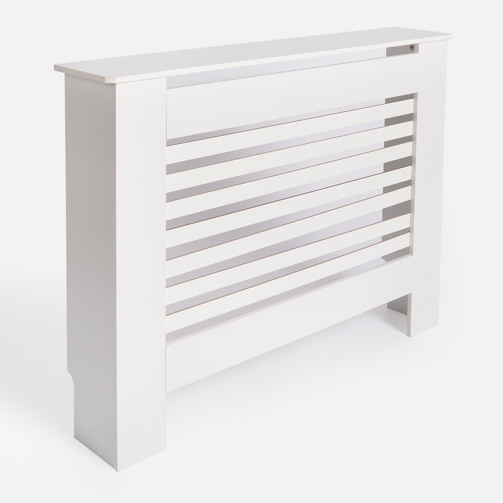 OHS Wood Radiator Cover MDF Side Board S M L Cabinet Shelf Hallway Furniture