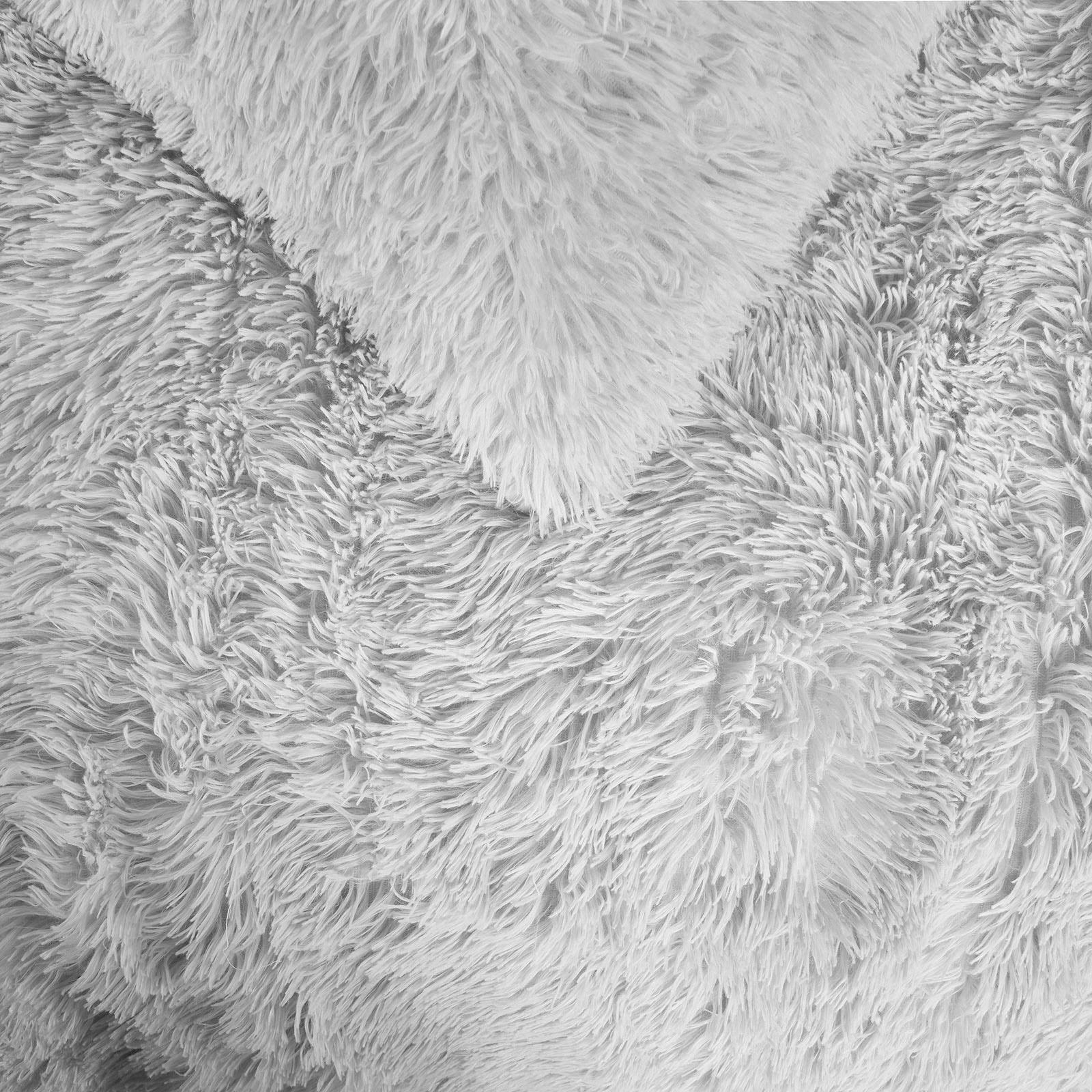 OHS Teddy Bedding Set Soft Fleece Faux Fur Fluffy Cosy Warm Duvet Cover