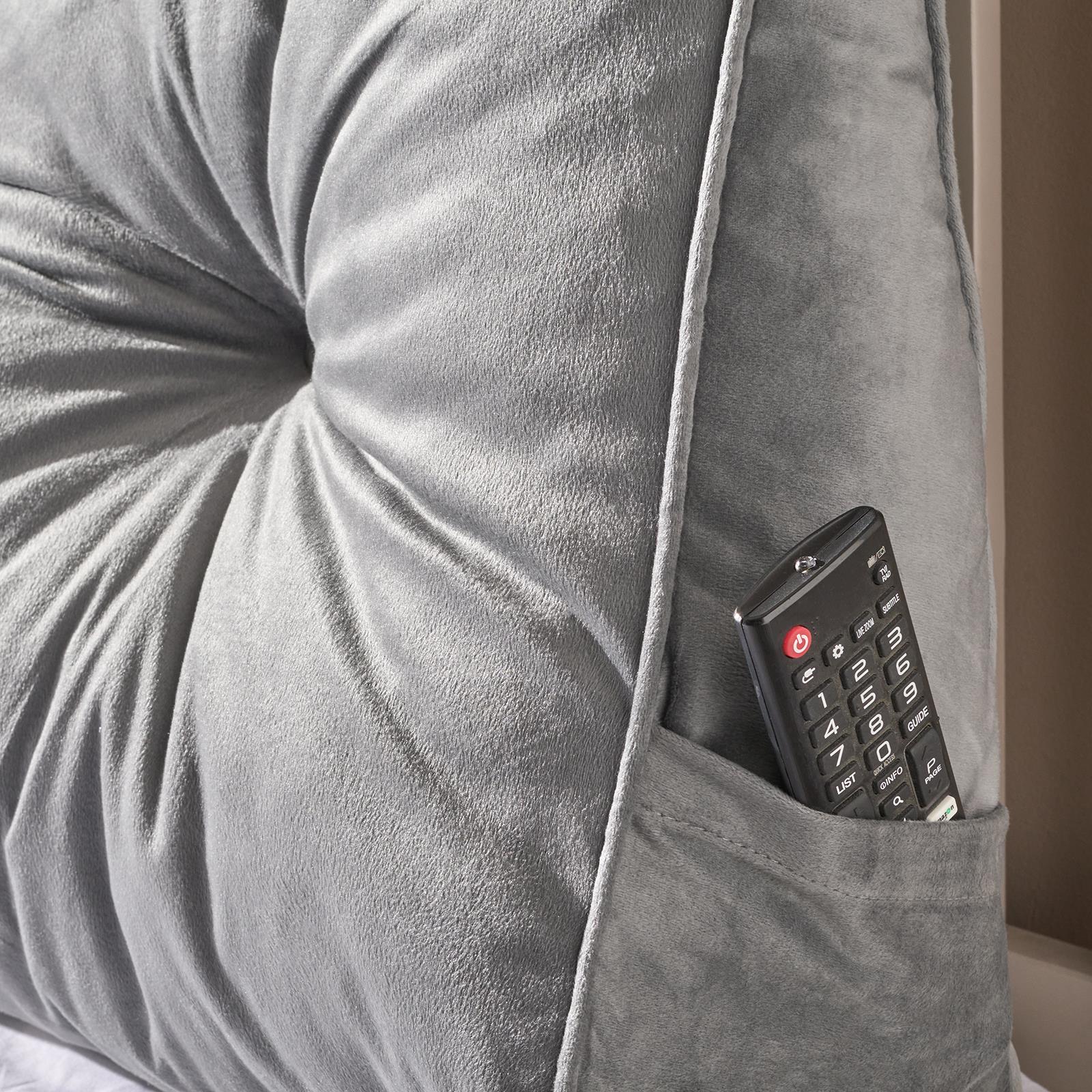 OHS Plain Headboard Bed Wedge Pillow Lumbar Backrest Support Cushion