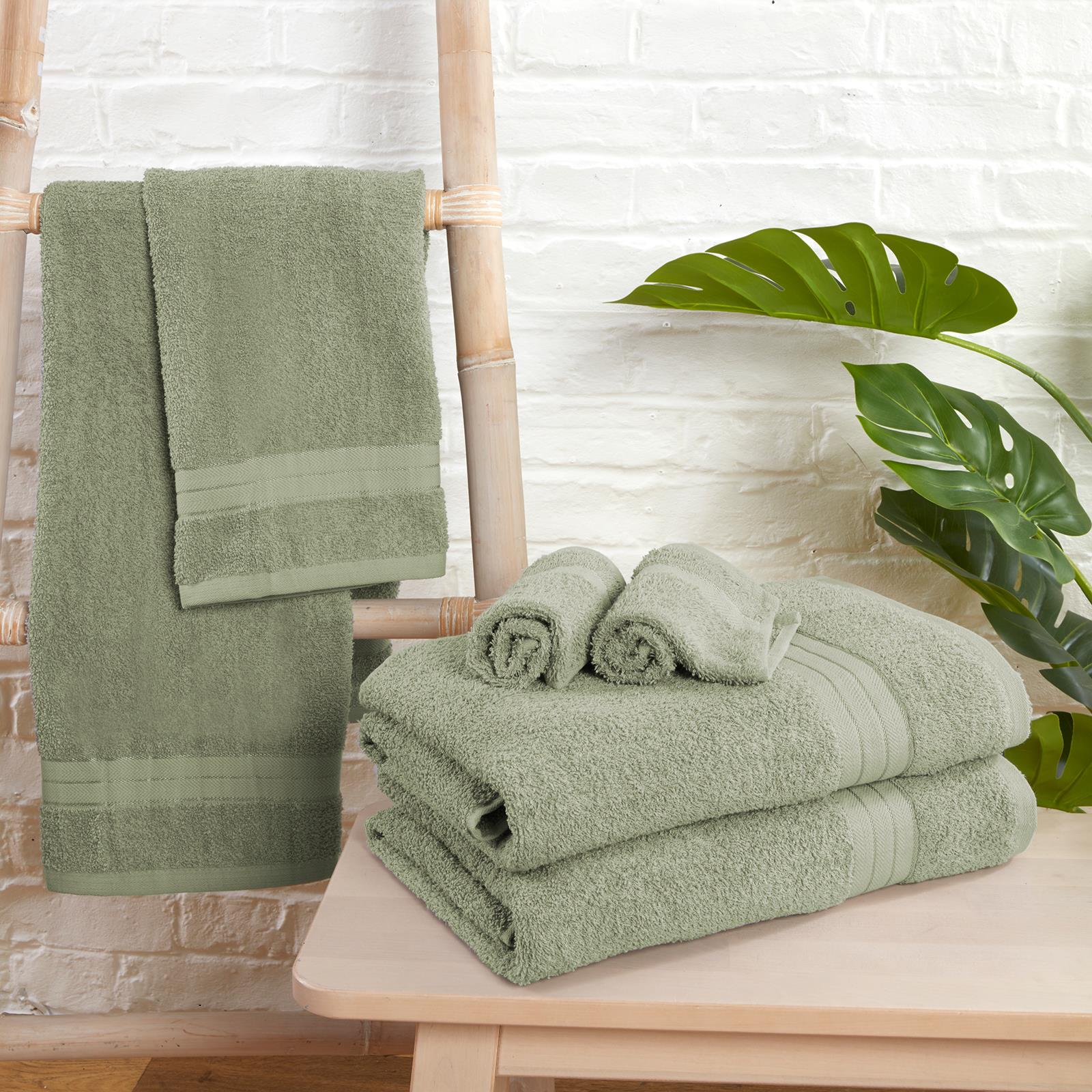 Luxury 100% Cotton Face Hand Bath Sheet Super Soft Absorbent Cloth Swim Towel - Picture 37 of 42