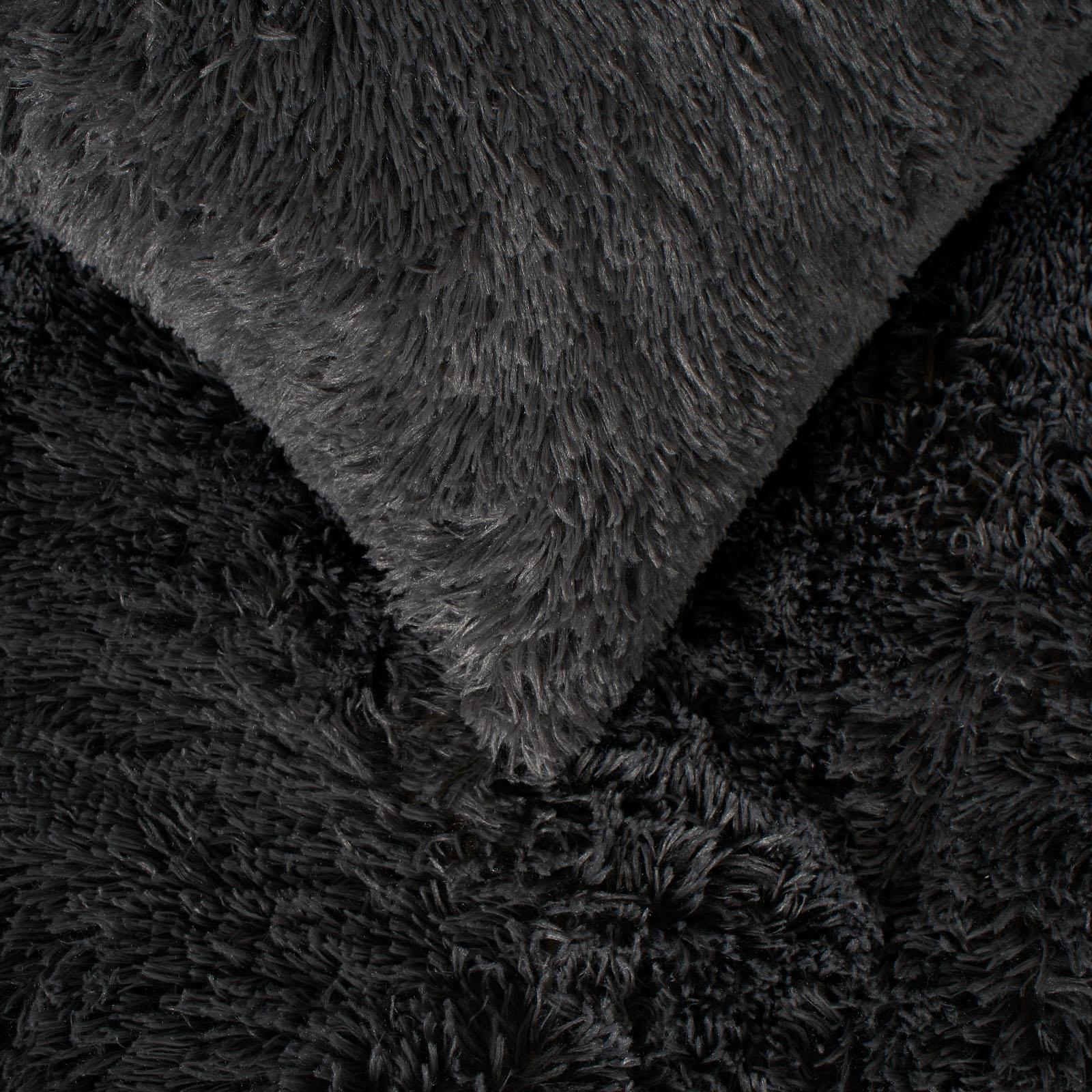 OHS Teddy Bedding Set Soft Fleece Faux Fur Fluffy Cosy Warm Duvet Cover