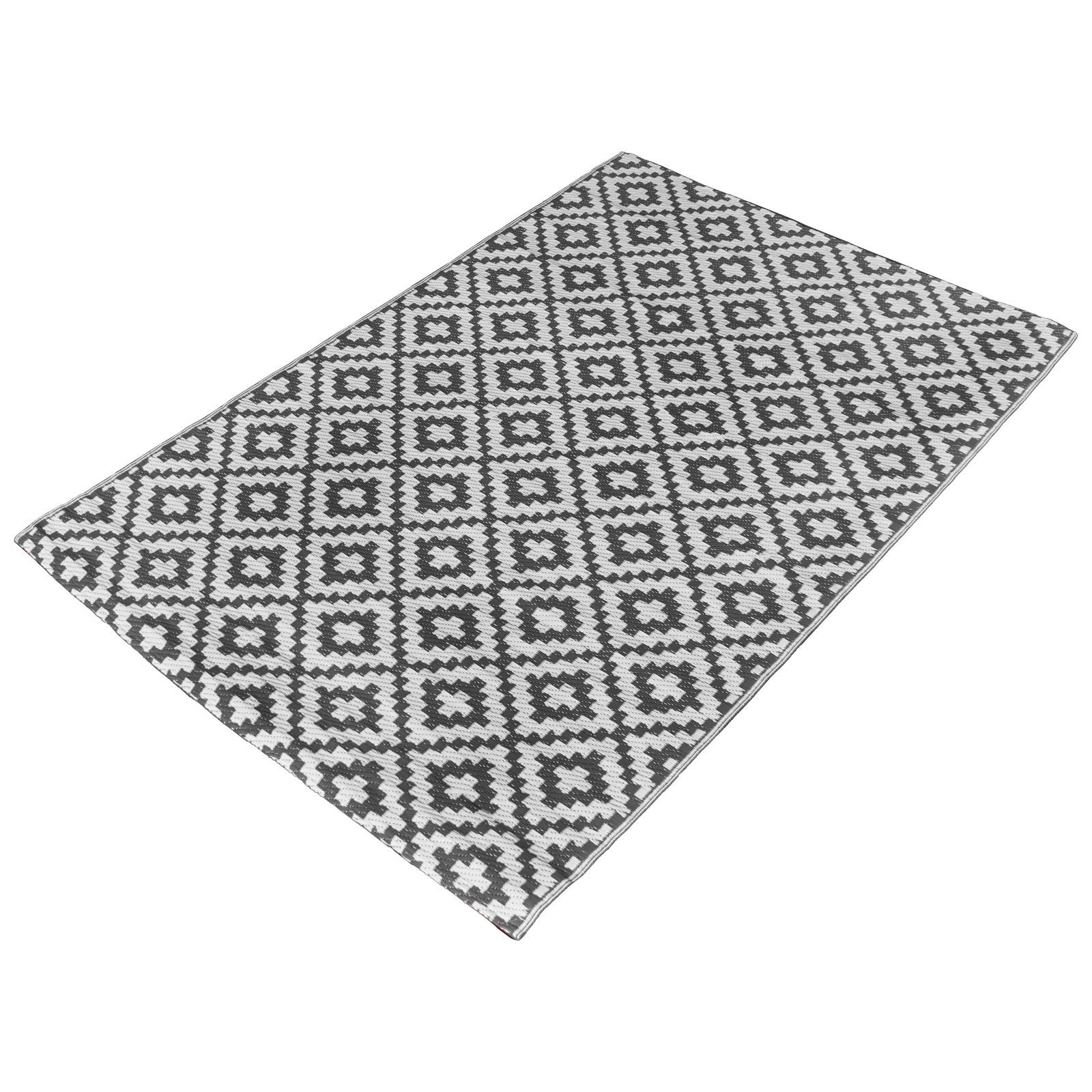 Outdoor Rug Garden Geometric Large Waterproof Patio Area Non Slip Deck Floor Mat