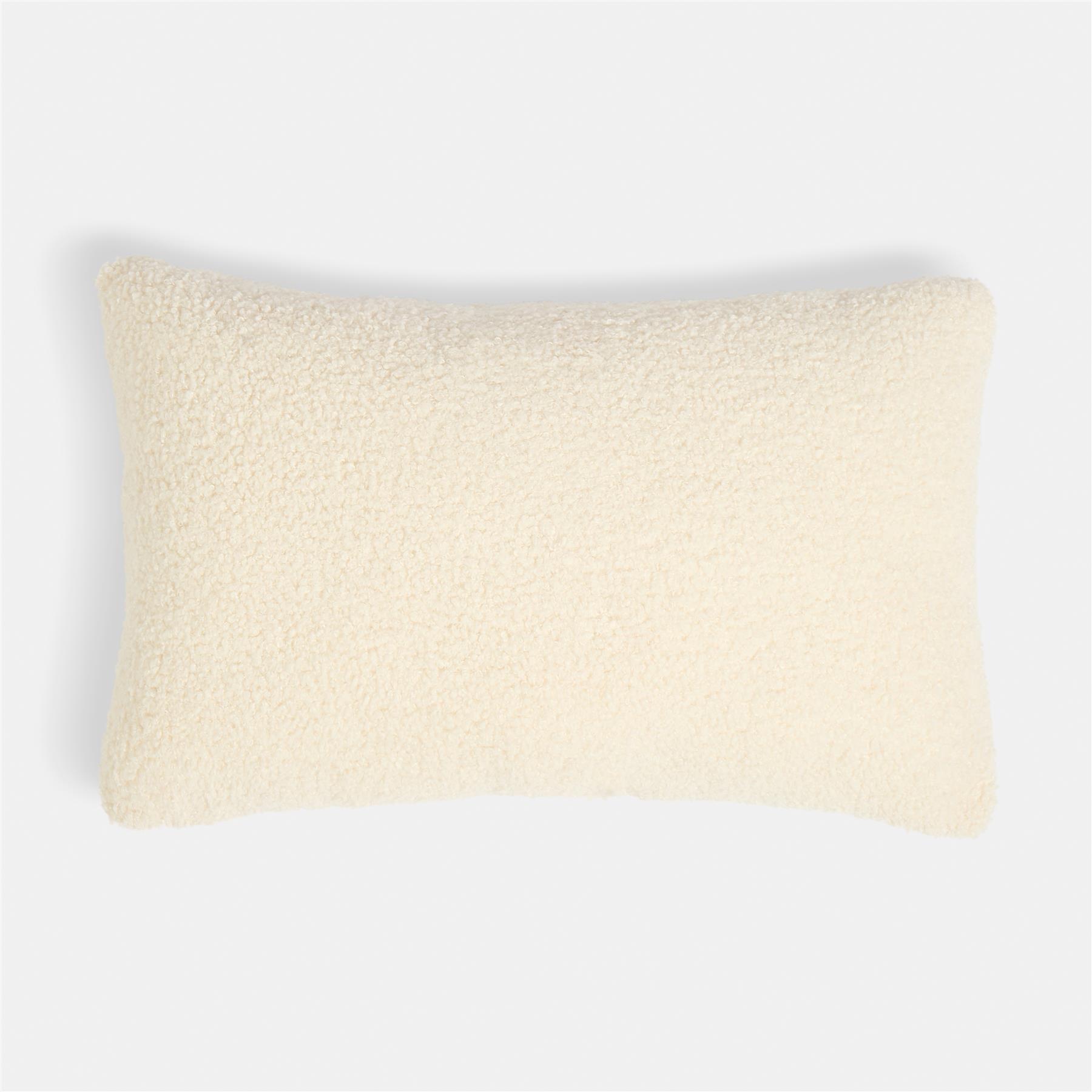 OHS Bow Wrapped Cushion Boucle Gift Decorative Novelty Filled Scatter Pillow