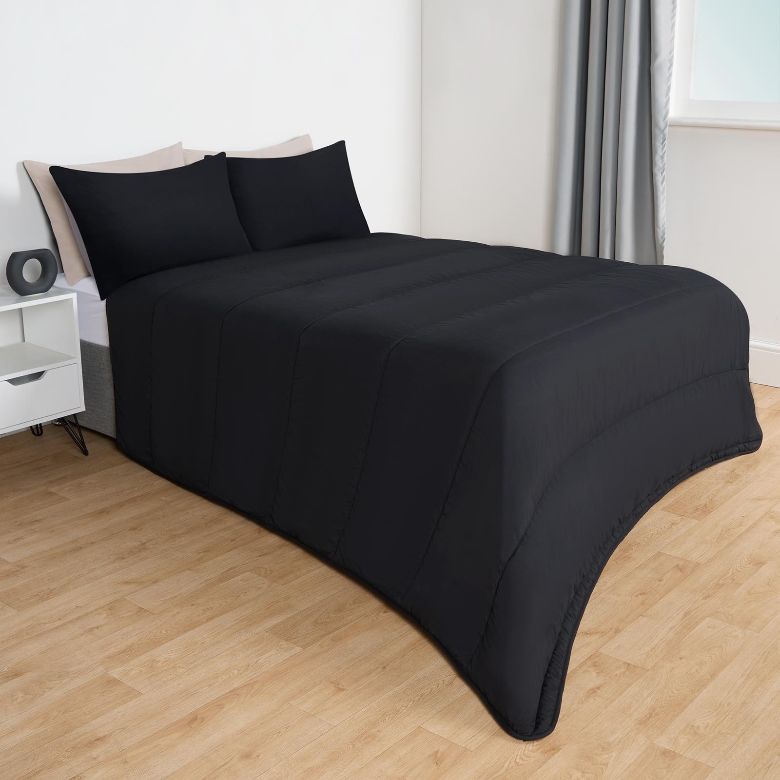 OHS Coverless 10.5 TOG Soft Duvet Pillowcase Quilted Bedding Set Single Double - Picture 15 of 107