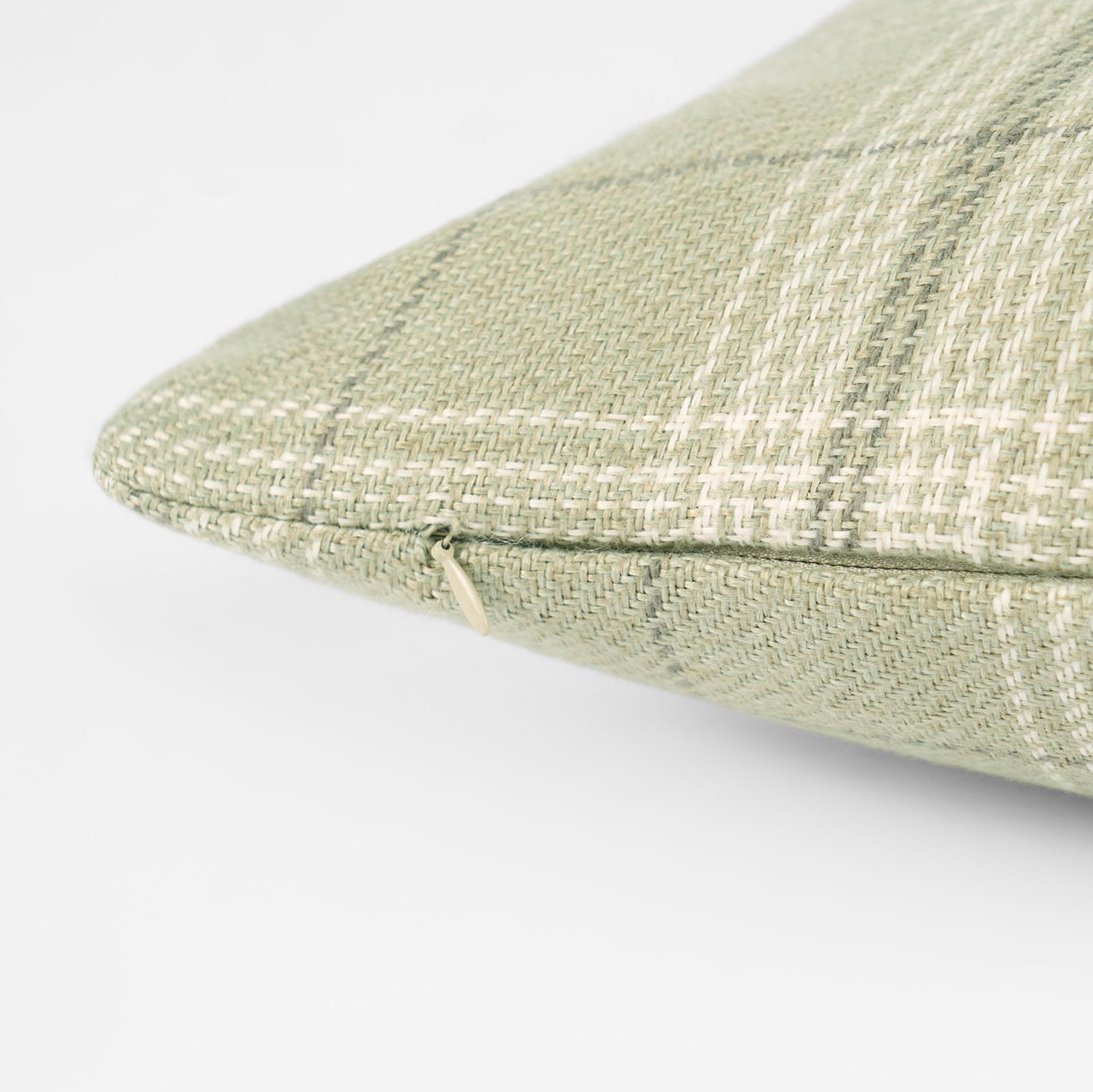 OHS Woven Check Cushion Covers 2 Pack Cases Luxury Home Decor