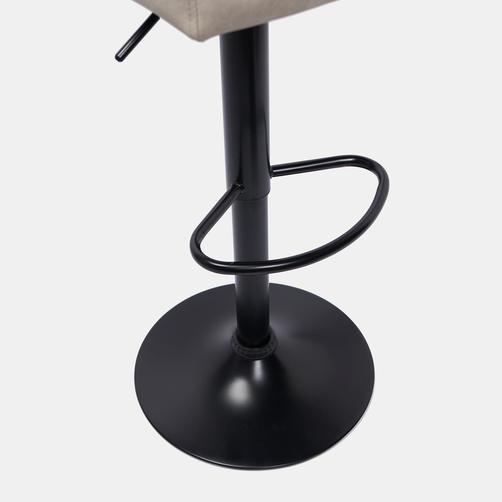 Bar Stool Faux Leather Adjustable 2 Kitchen Breakfast Counter Swivel Seat Chair