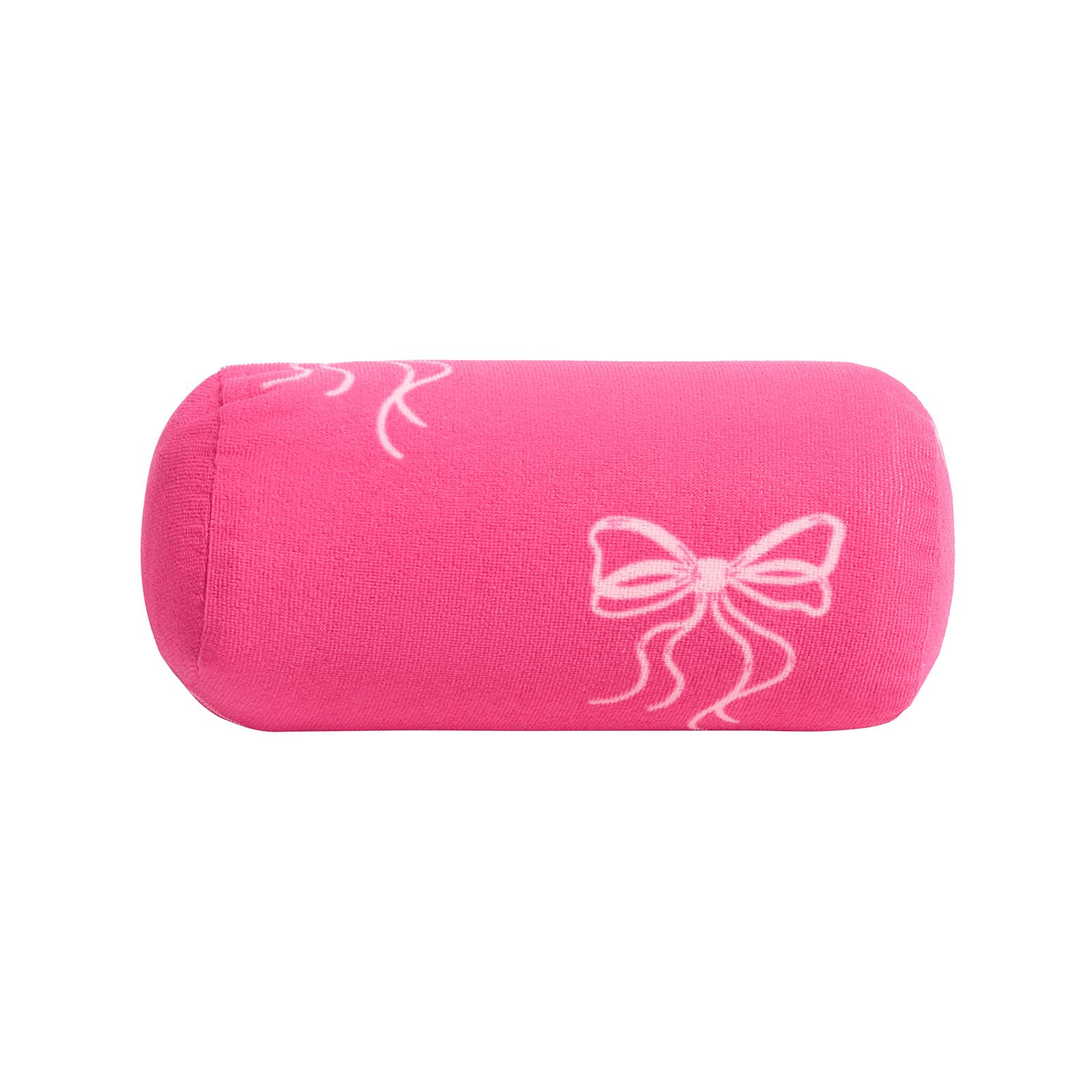 OHS Bows Beach Bolster Travel Cushion Neck Support Filled Pillow