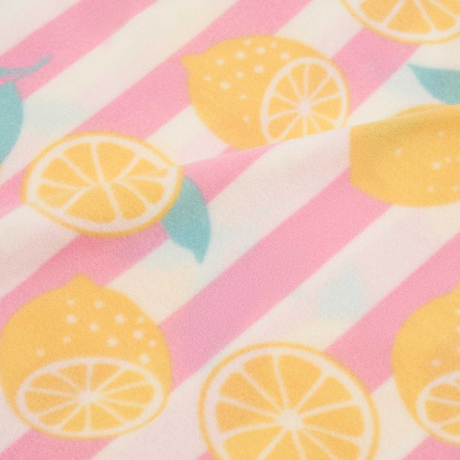 OHS Lemon Stripes Throw Soft Blanket Polar Fleece Lightweight Bedspread