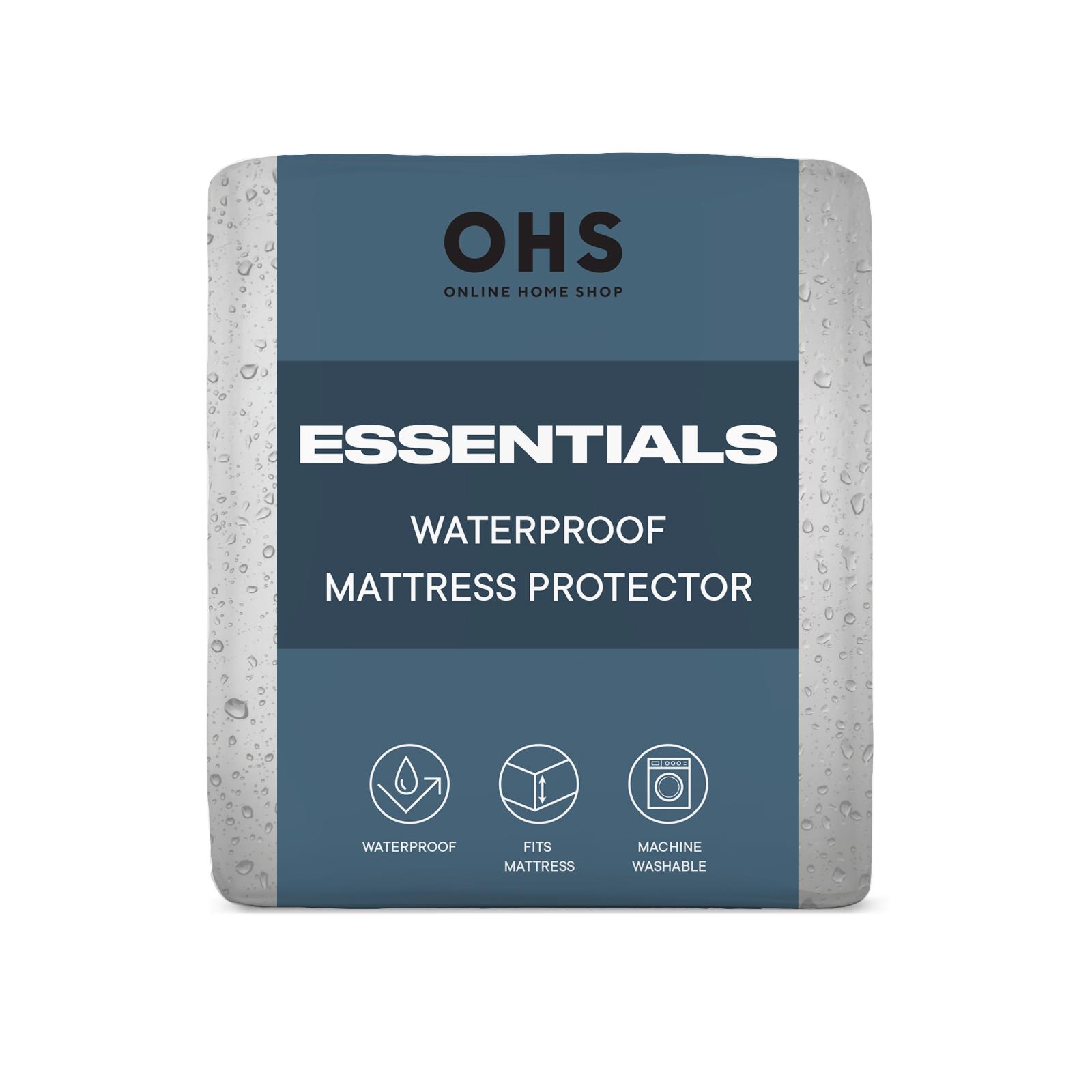 Mattress Topper Waterproof Protector Pillowcase Fitted Sheet Single Double King