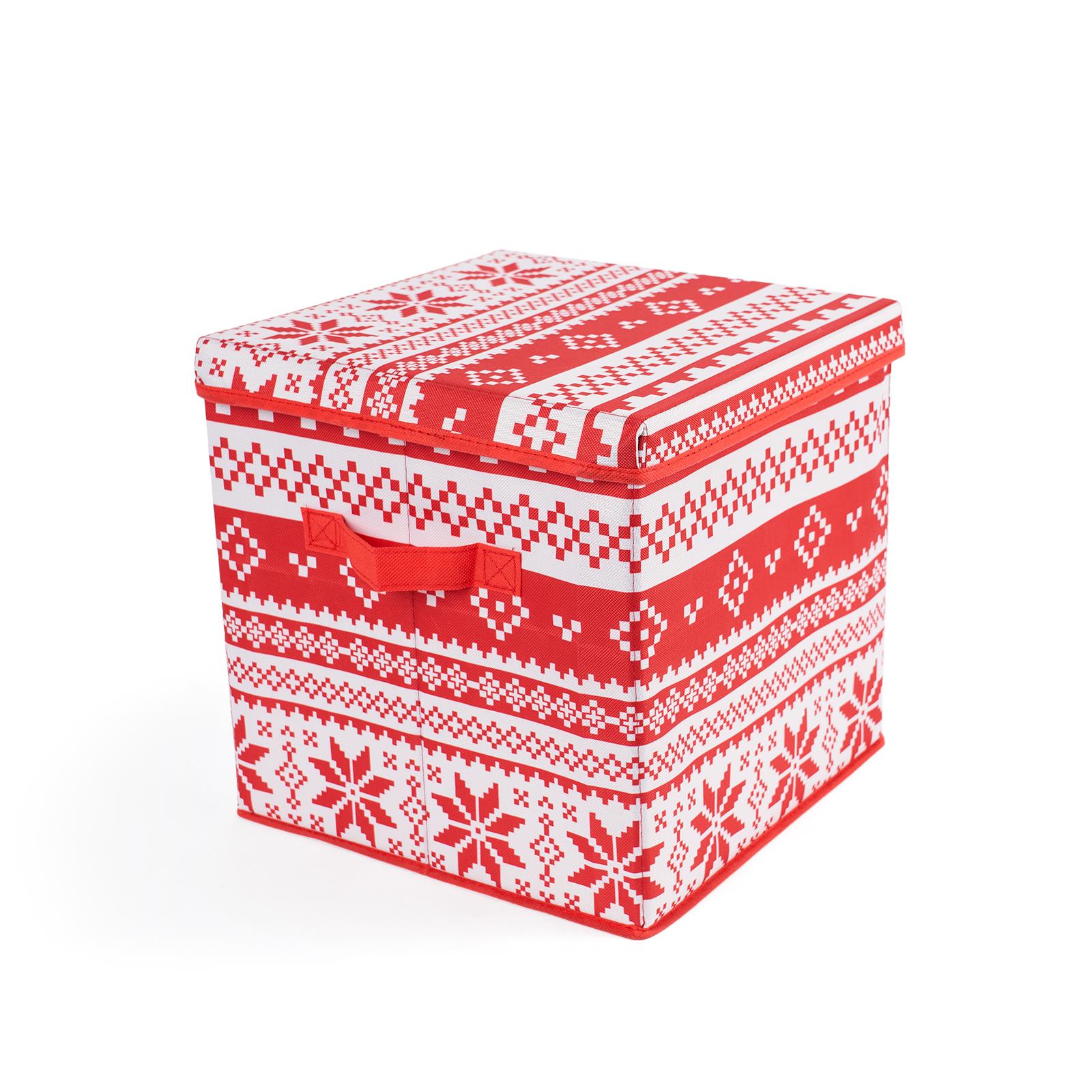 OHS Christmas Bauble Storage Box Festive Decoration Organiser Cube 64 Slots