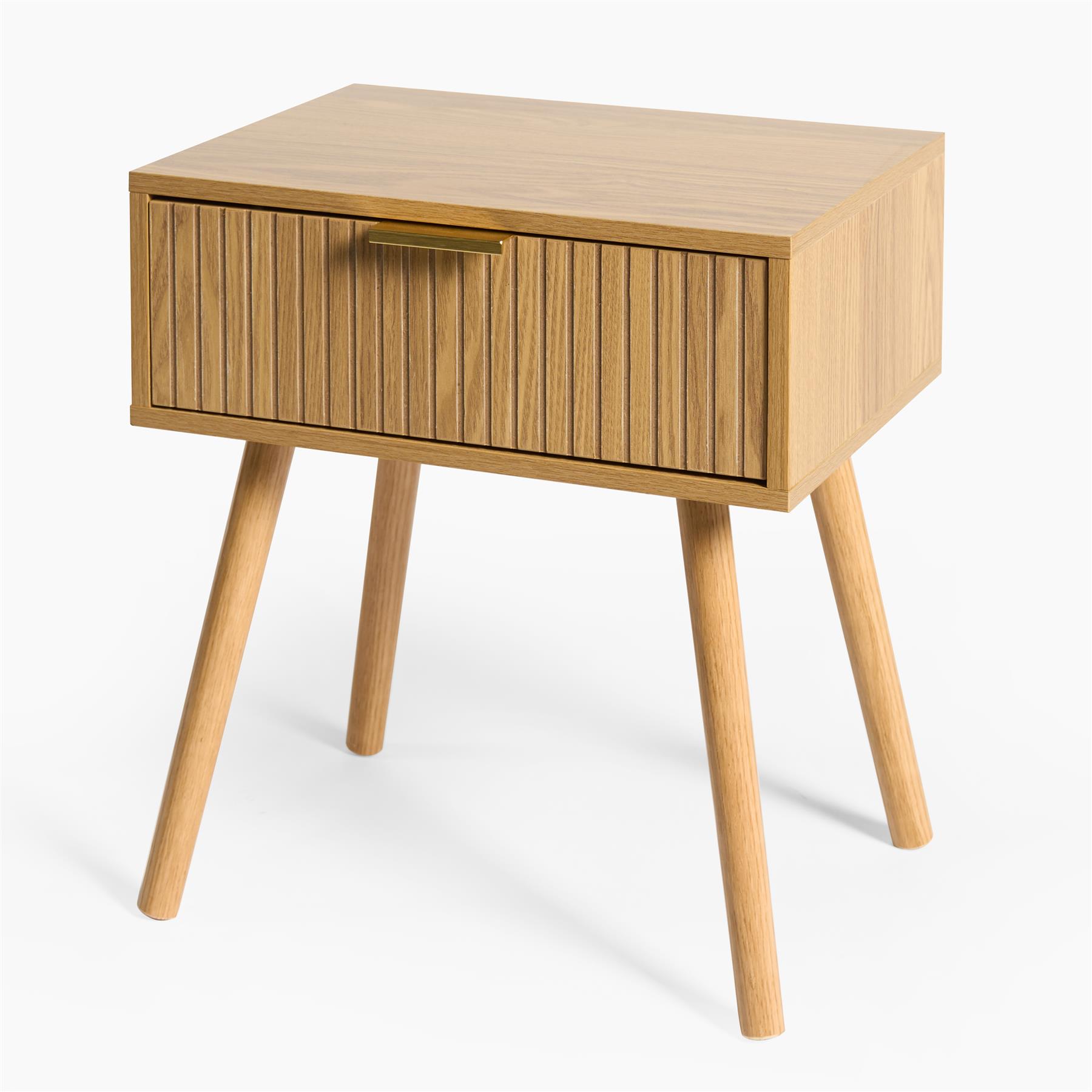 OHS Venice Nightstand Bedside Table 1 Drawer End Side Storage Cabinet