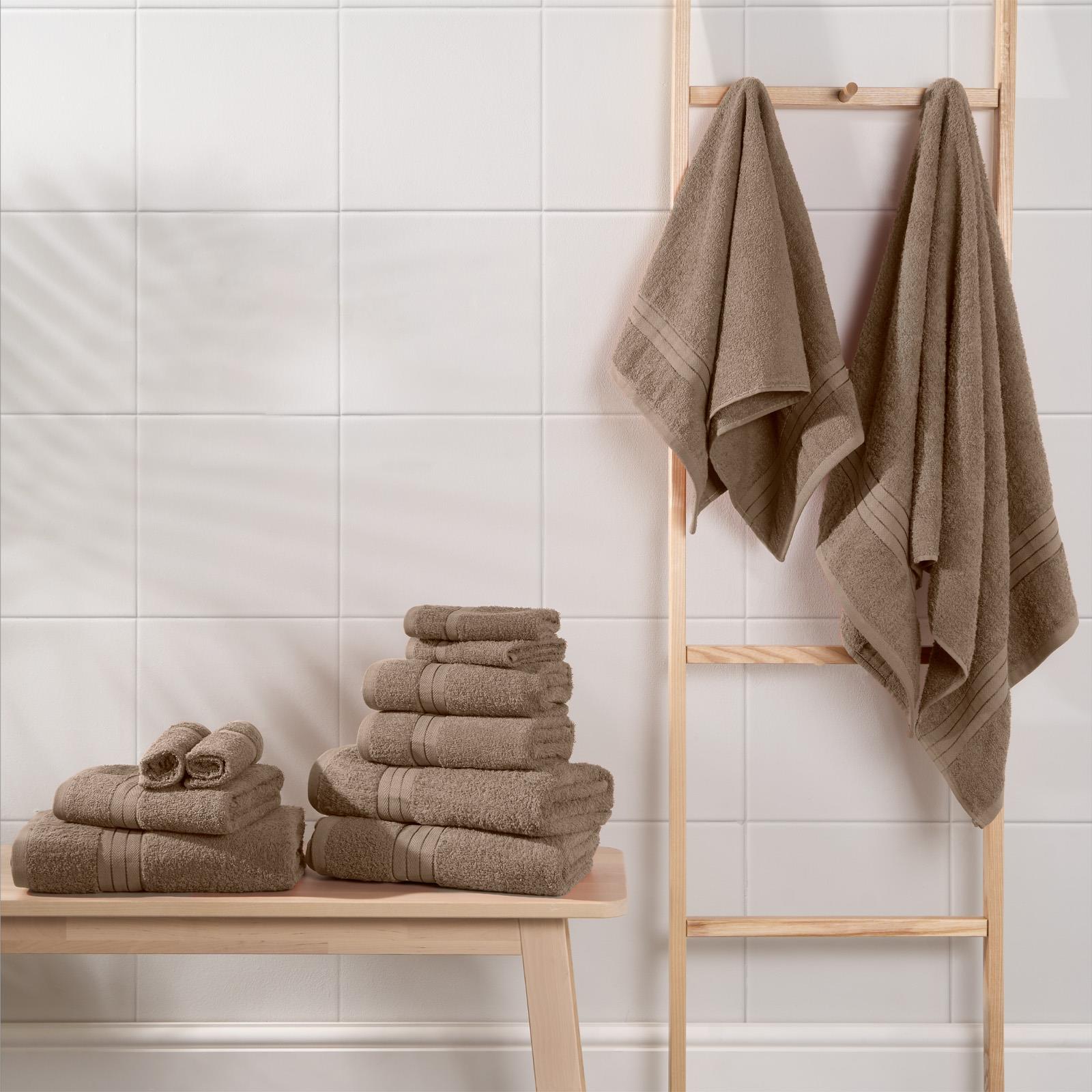 Dreamscene Luxury 100% Cotton Towels Bale Set Large Soft Bath Hand 12 PC 500 GSM