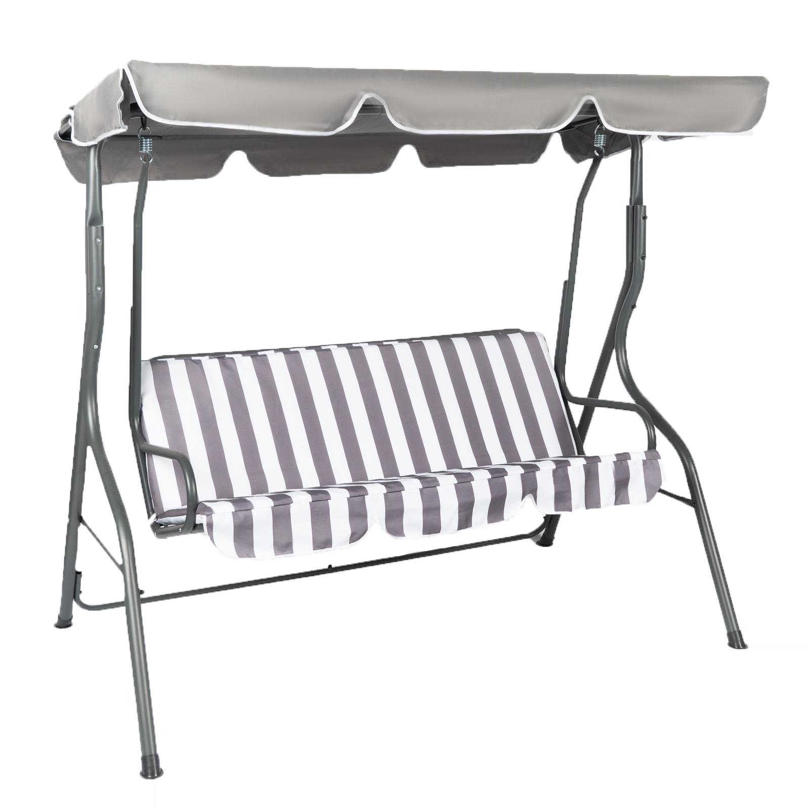 3 Seater Swing Bench Garden Furniture Set Outdoor Canopy Patio Sofa Seat Hammock - Picture 20 of 20