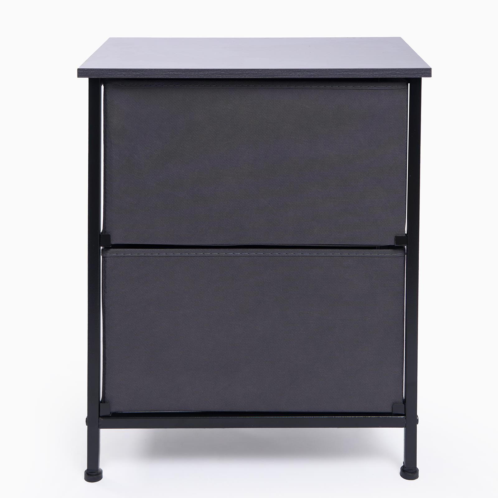 Fabric Cabinet Bedside 2/3/4 Drawers Storage Unit Clothes Shoes Home Organiser - Picture 31 of 94