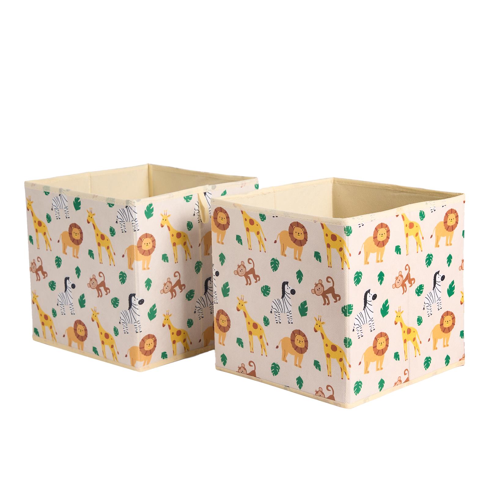 Safari Storage Boxes Multi Pack 2,4 Folding Space Saving Cube Clothes Shoes Tidy