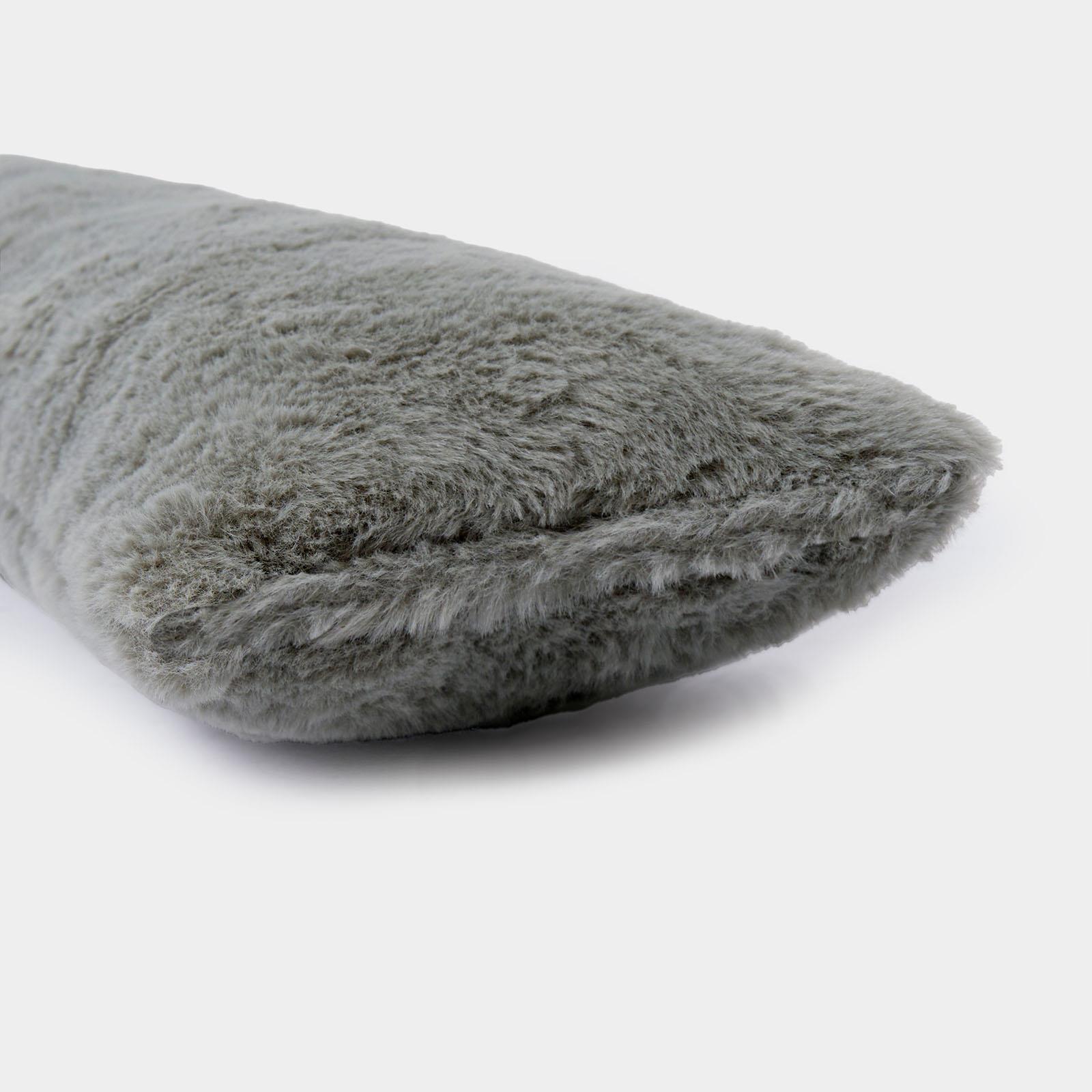 Faux Fur Fleece Draft Excluder Window Insulation Weather Draught Door Stopper