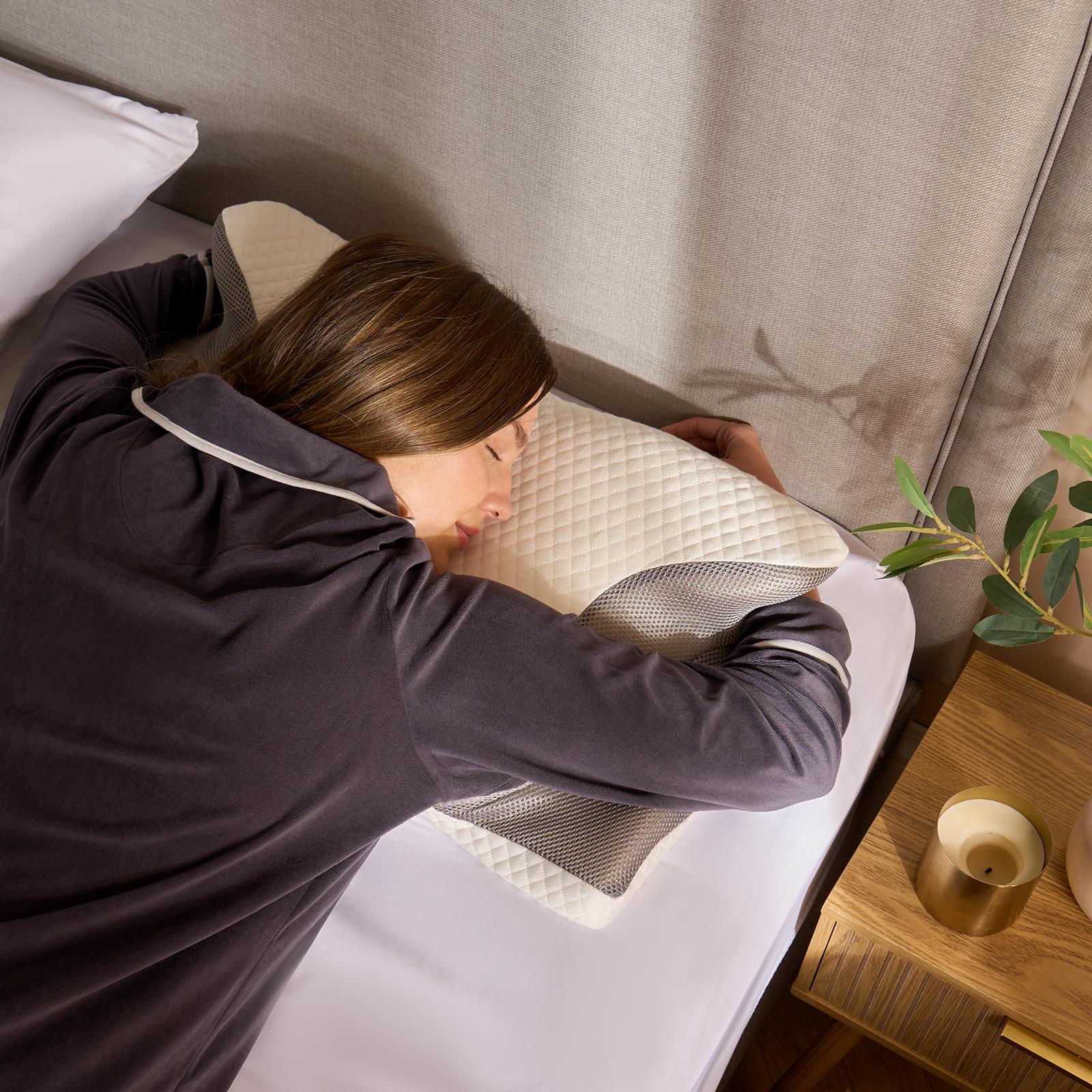 OHS Orthopaedic Neck Pillow Memory Foam Head Support Cushion