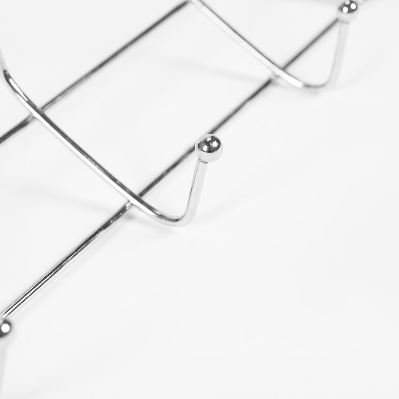 Over Door 10 Hook Hanging Storage Coat Jacket Towel Rack Closet Organiser Silver