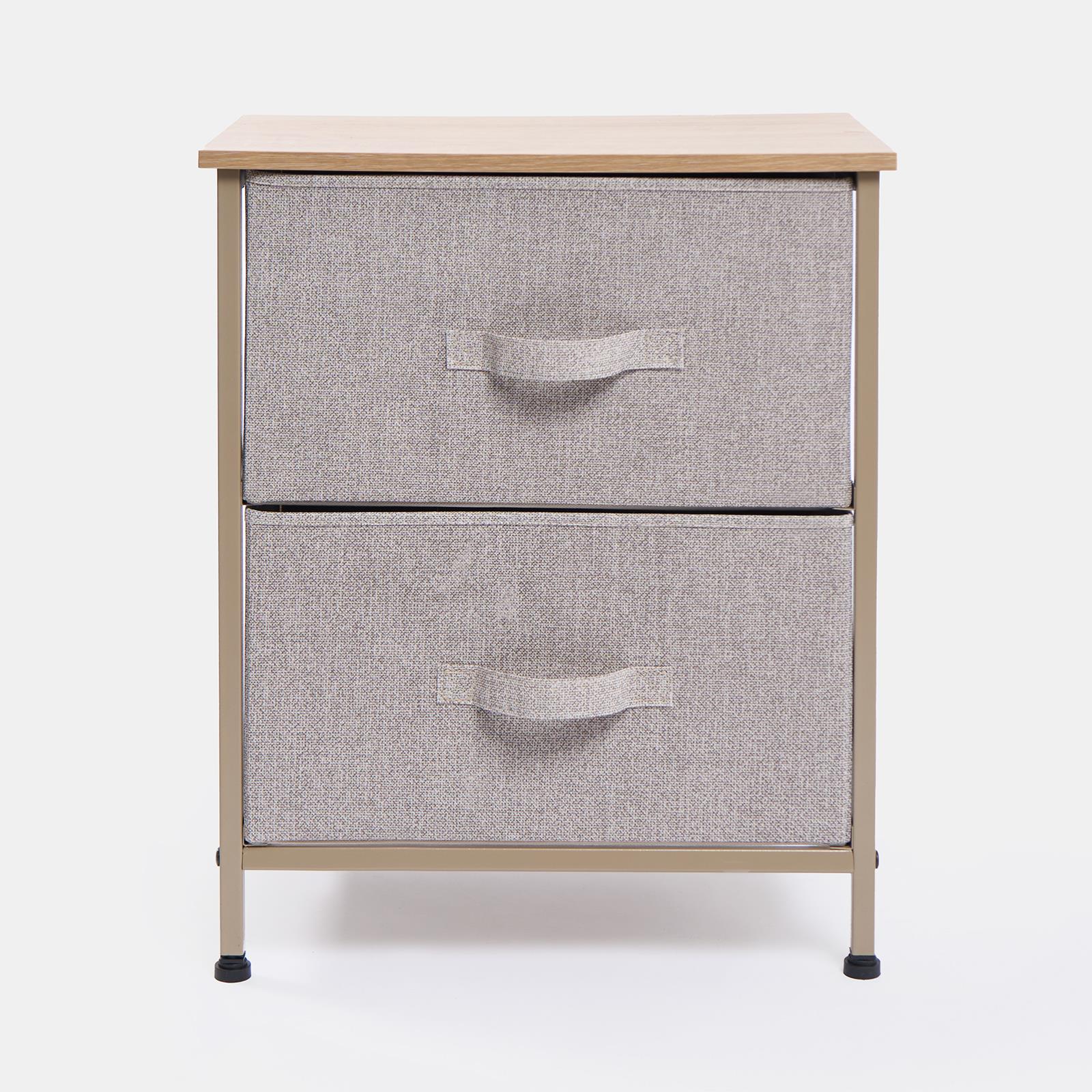 Fabric Cabinet Bedside 2/3/4 Drawers Storage Unit Clothes Shoes Home Organiser - Picture 5 of 94