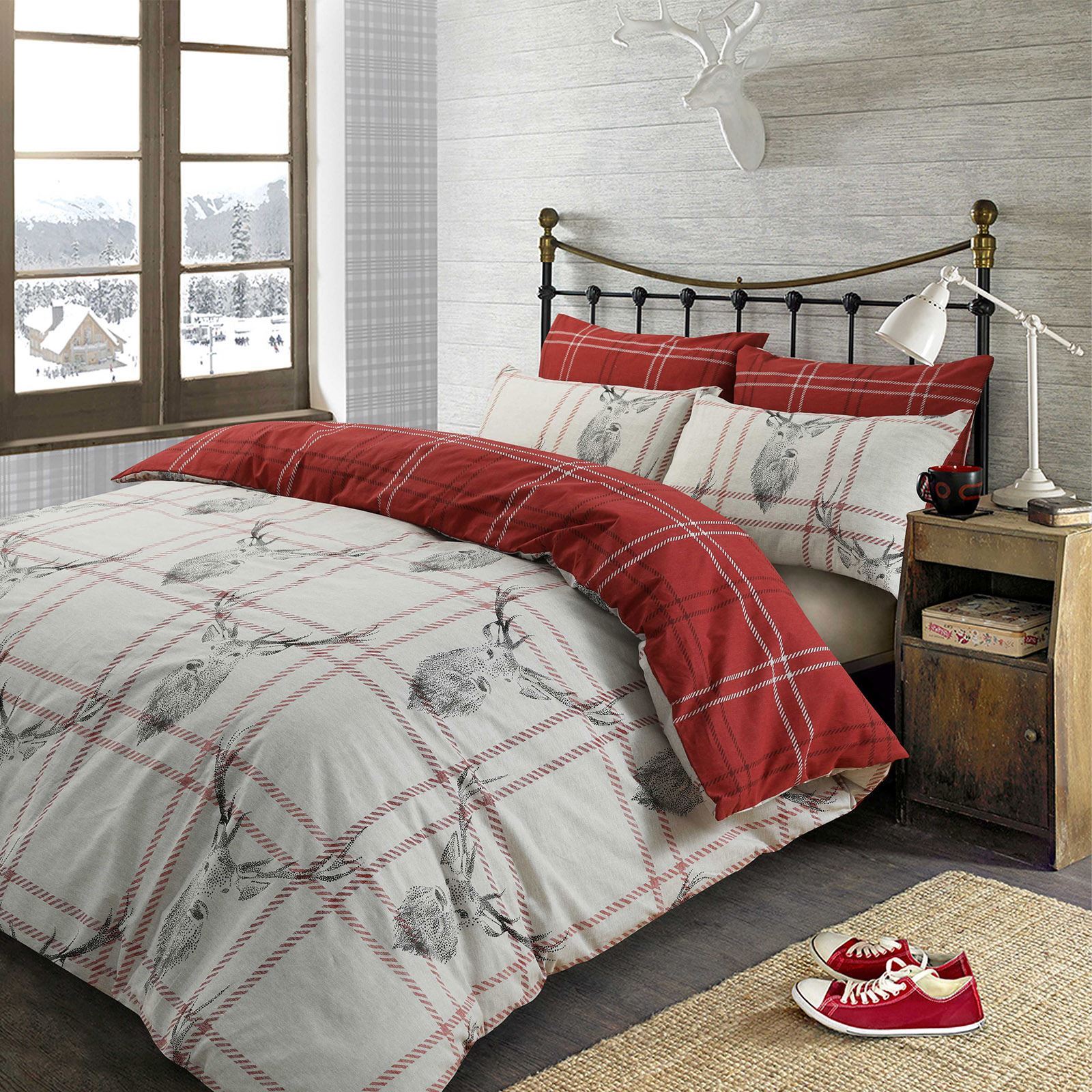 Dreamscene Duvet Cover with Pillowcase Polycotton Bedding Set Single Double King