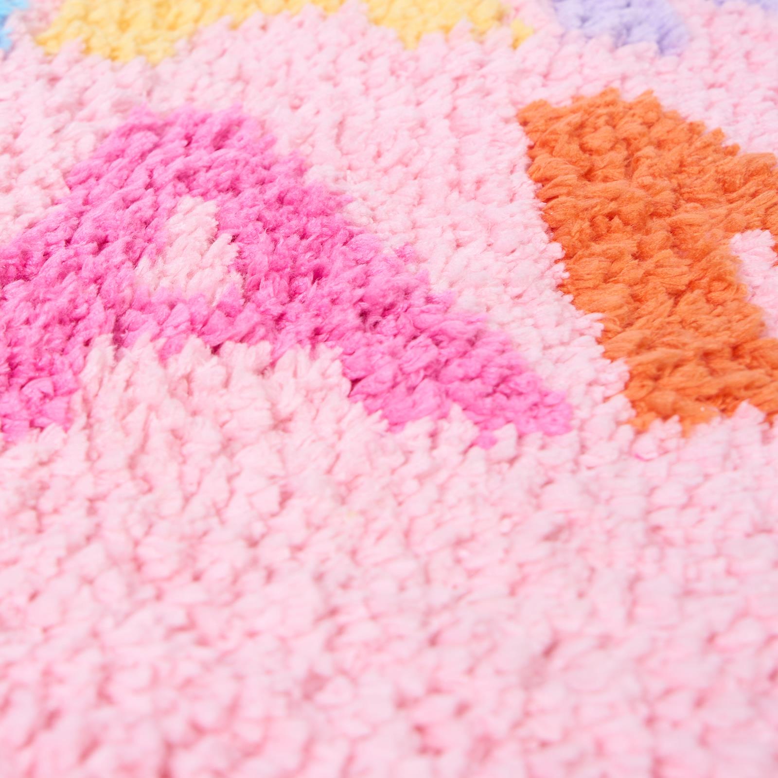 Bath Mat Non Slip Rug Shower Textured Shaggy Absorbent Bathroom Squeaky Clean