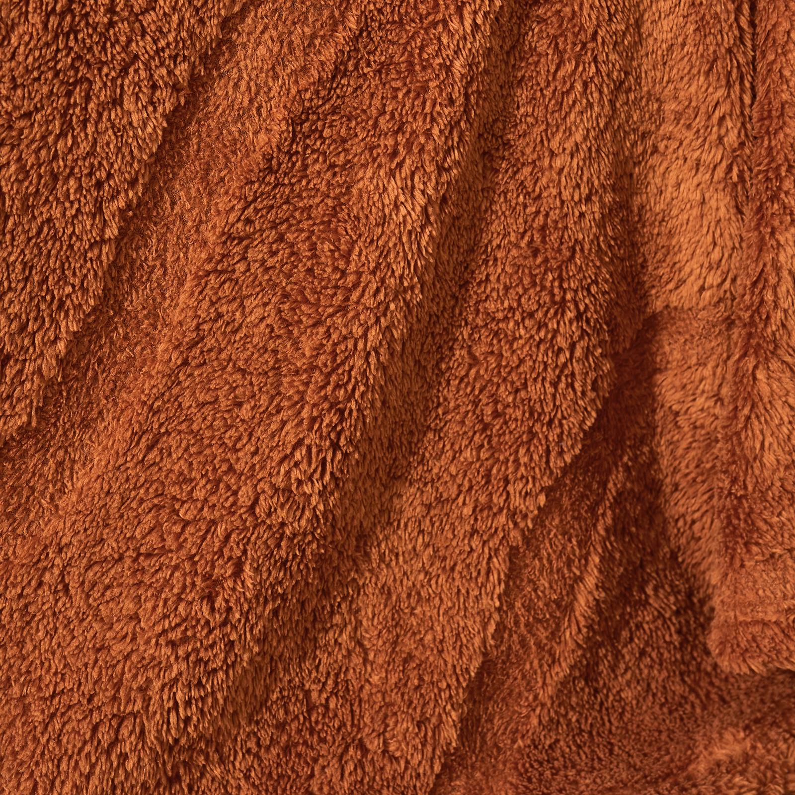 OHS Tufted Contour Throw Teddy Fleece Blanket Winter Soft Warm Bedspread