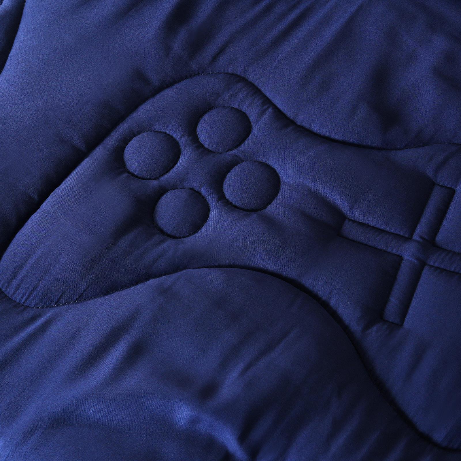 OHS Gaming Duvet Coverless Quilted 7.5 TOG Bedding Cover Pillowcase Set Embossed